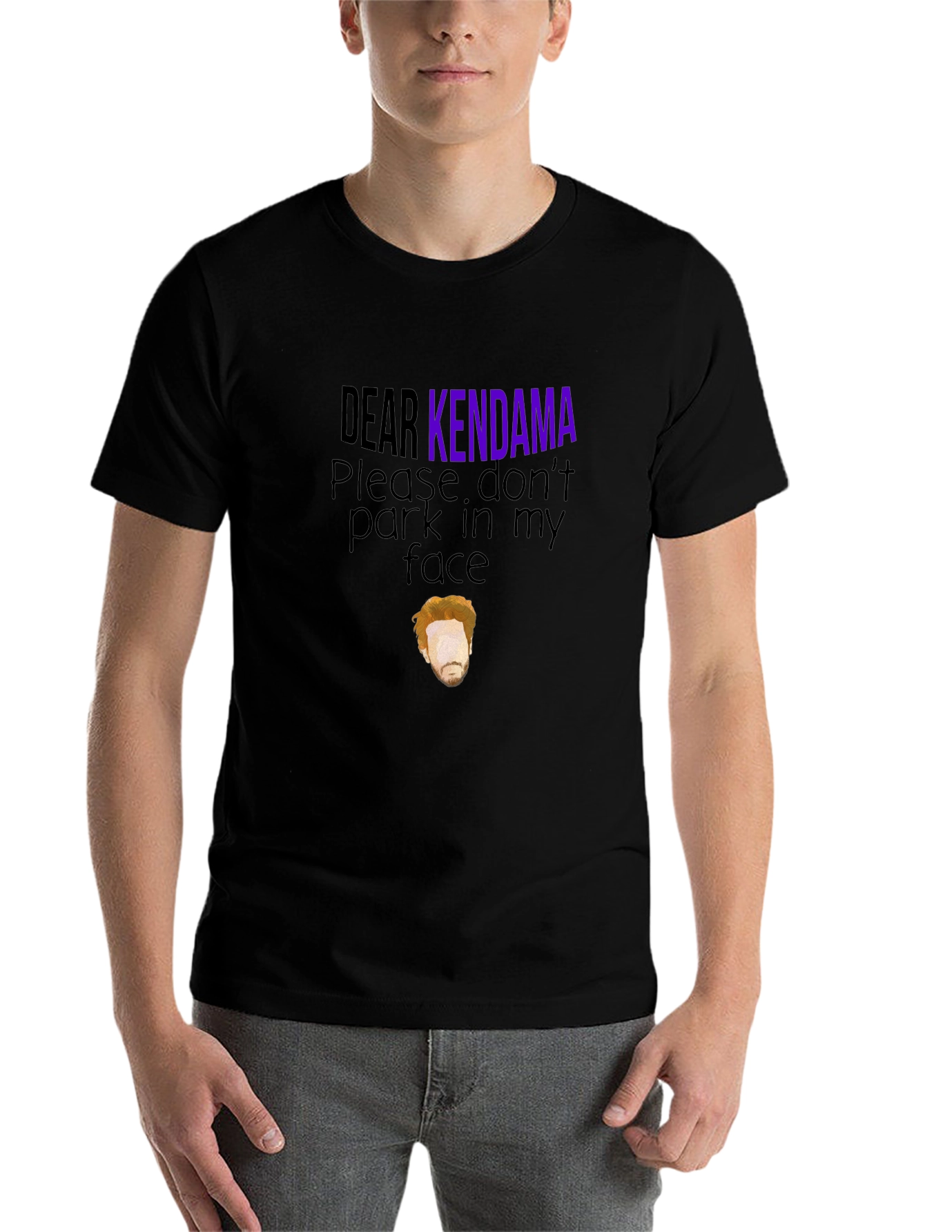 Black Dear Kendama Graphic T-Shirt view 7