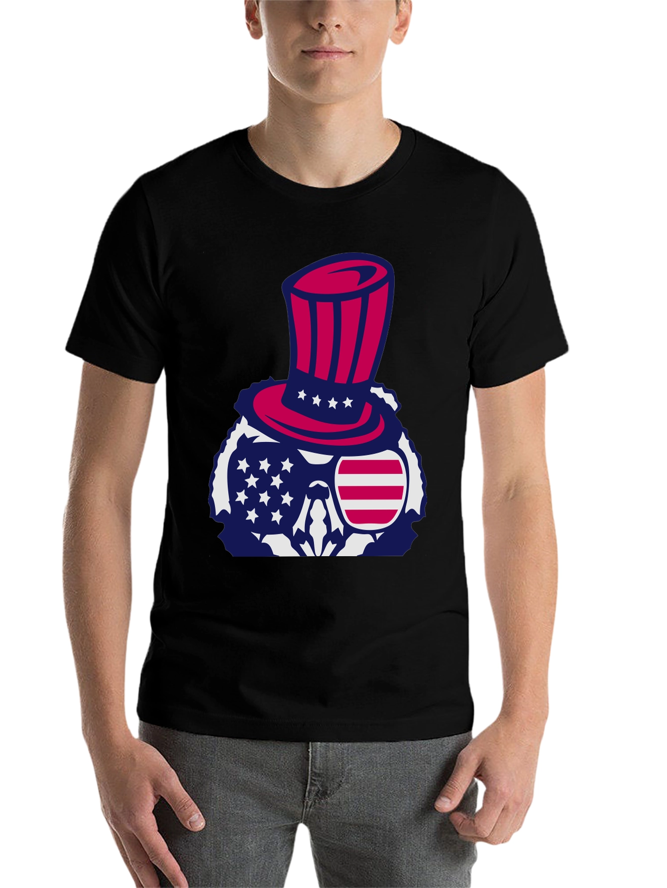Patriotic Skull T-Shirt - American Pride - 7