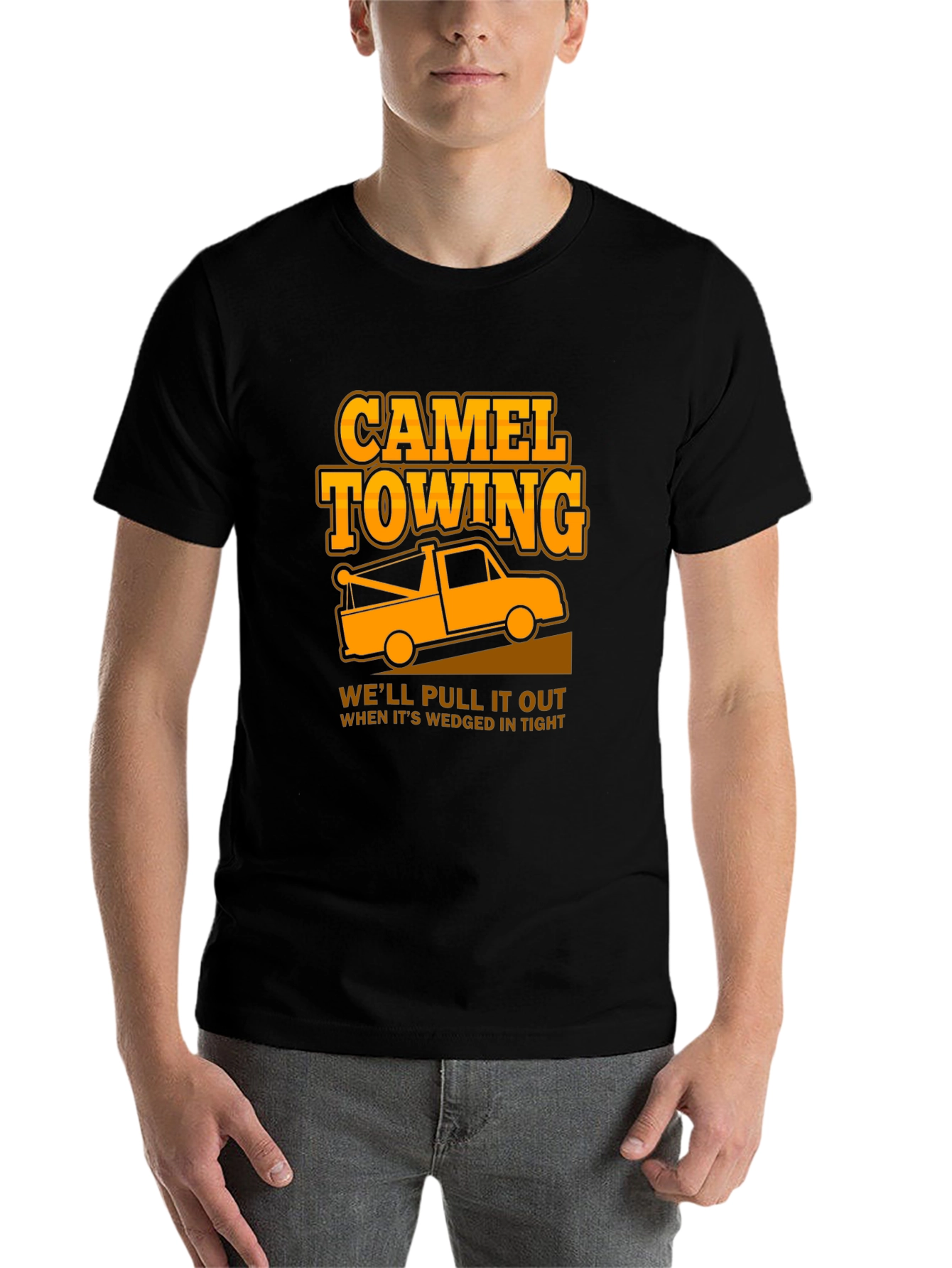 Black Camel Towing Graphic T-Shirt view 7