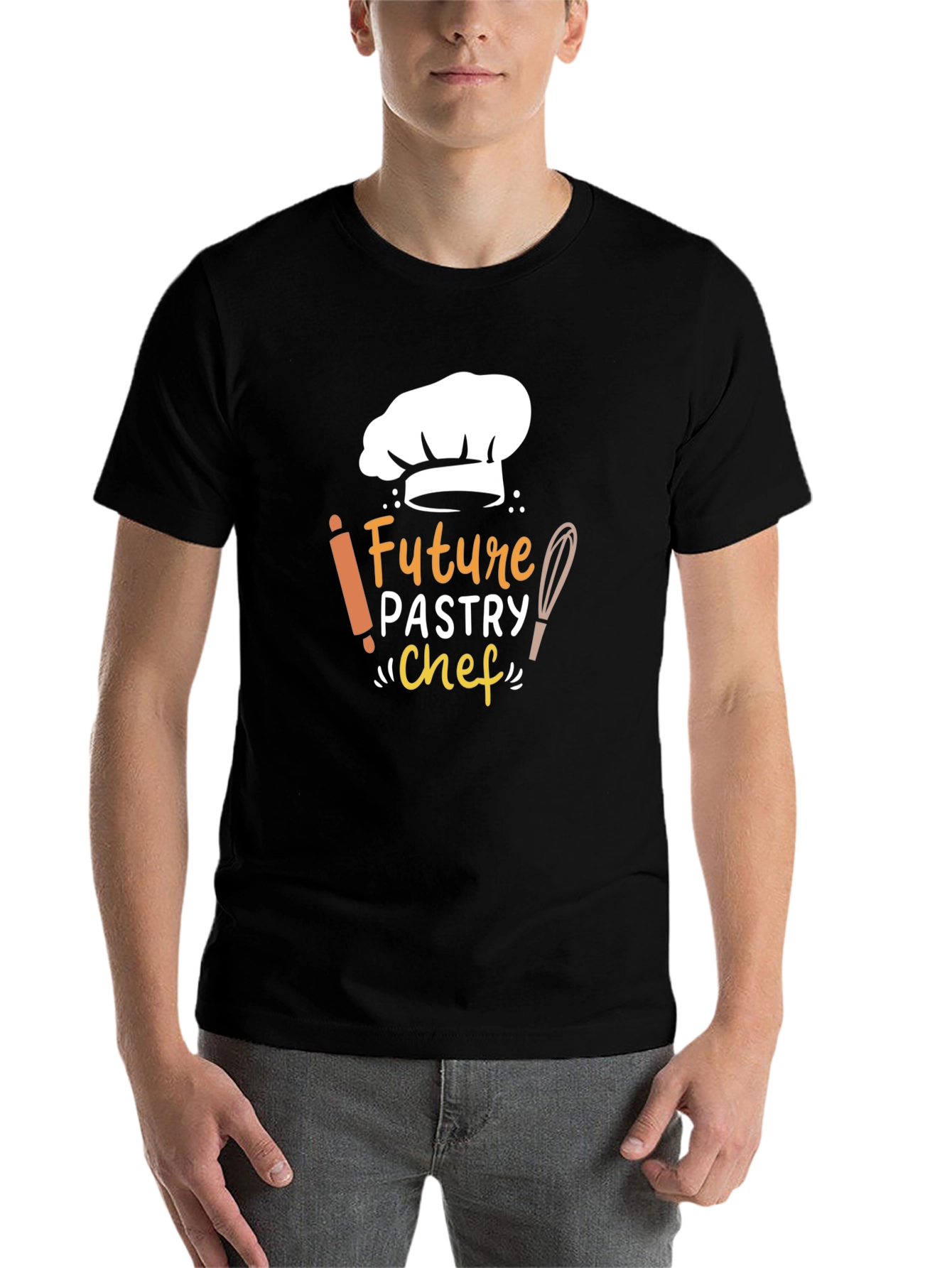 Black Future Pastry Chef T-Shirt, Baking Tee view 7