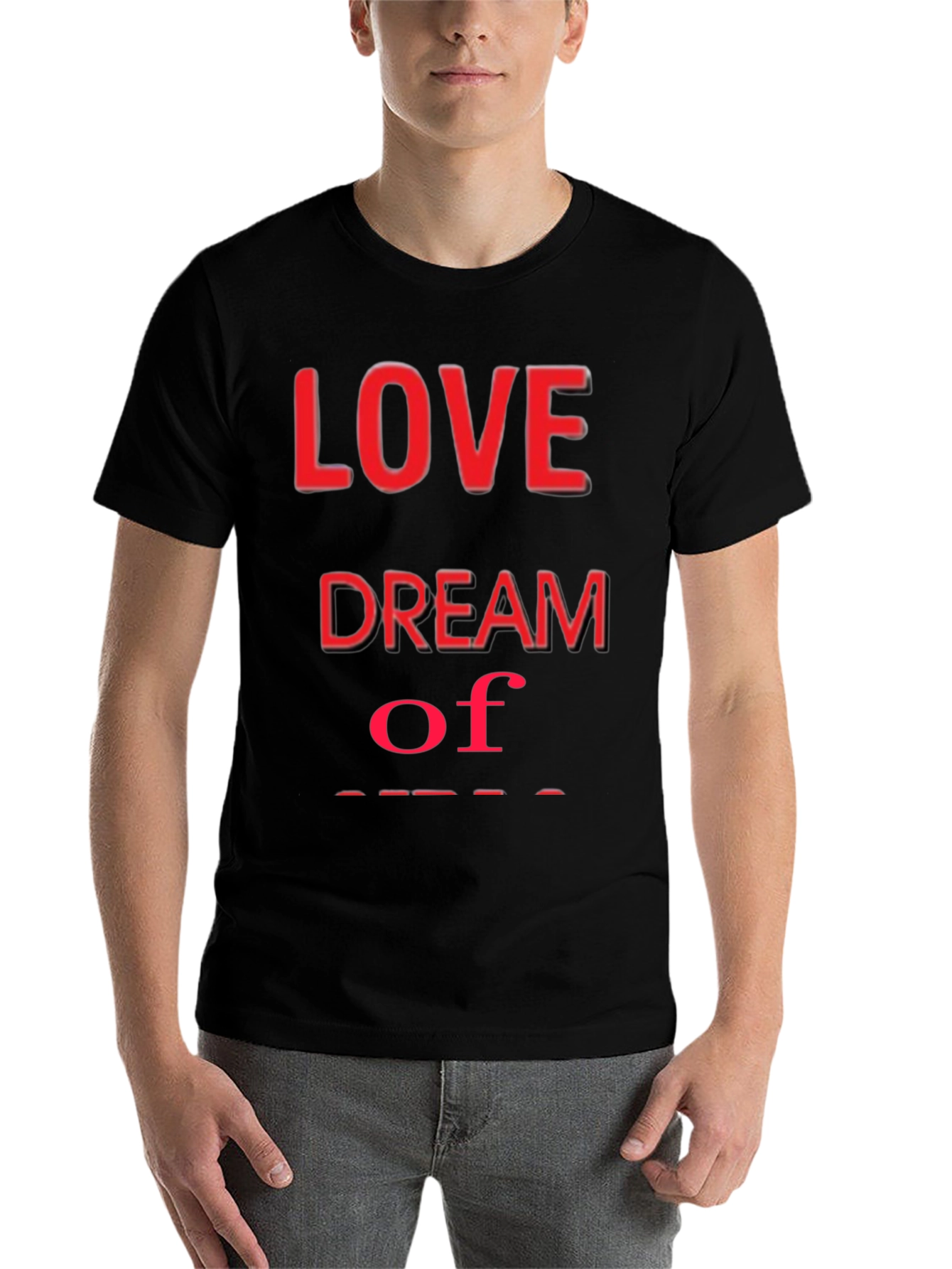 Black Love Dream T-Shirt - Stylish Graphic Tee view 7