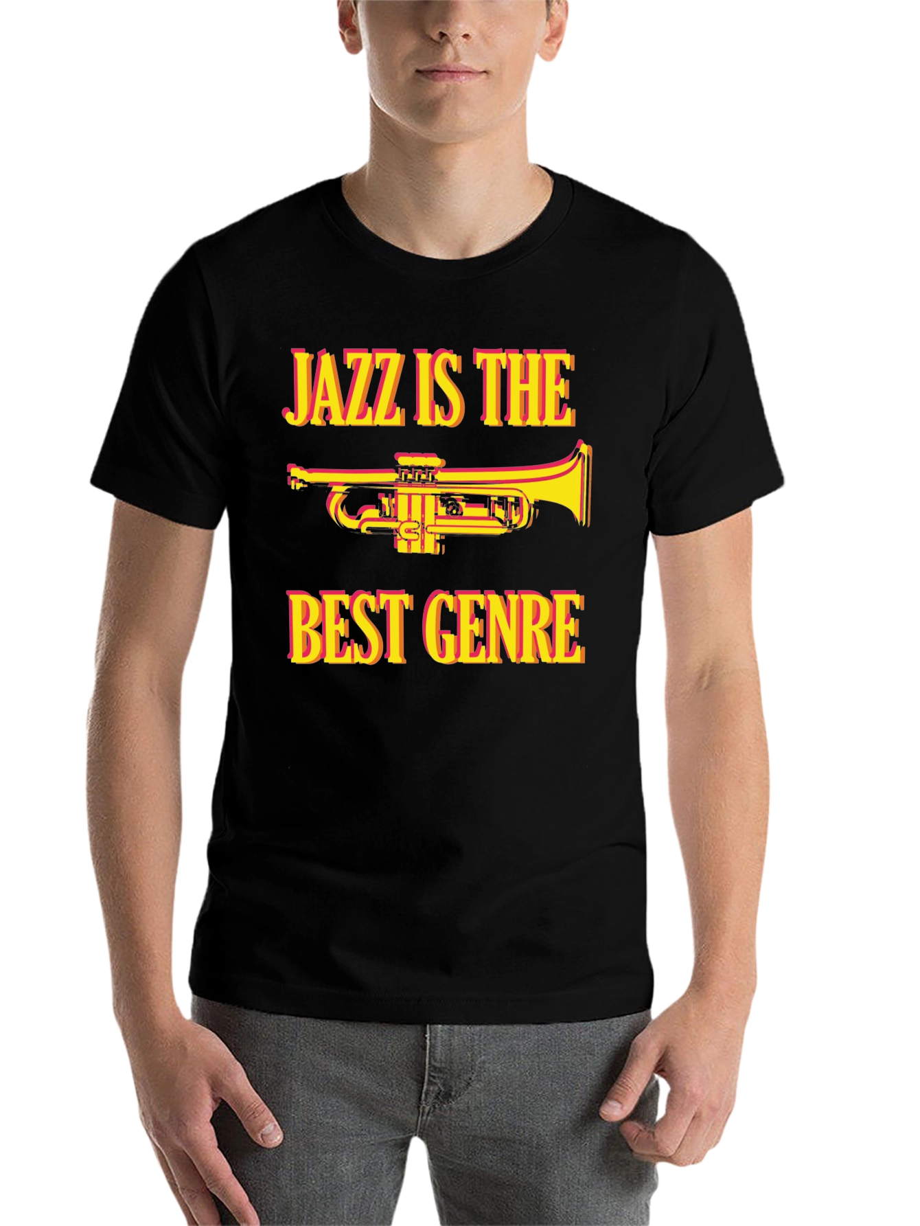 Black Jazz is the Best Genre T-Shirt - Music Lover Tee view 7