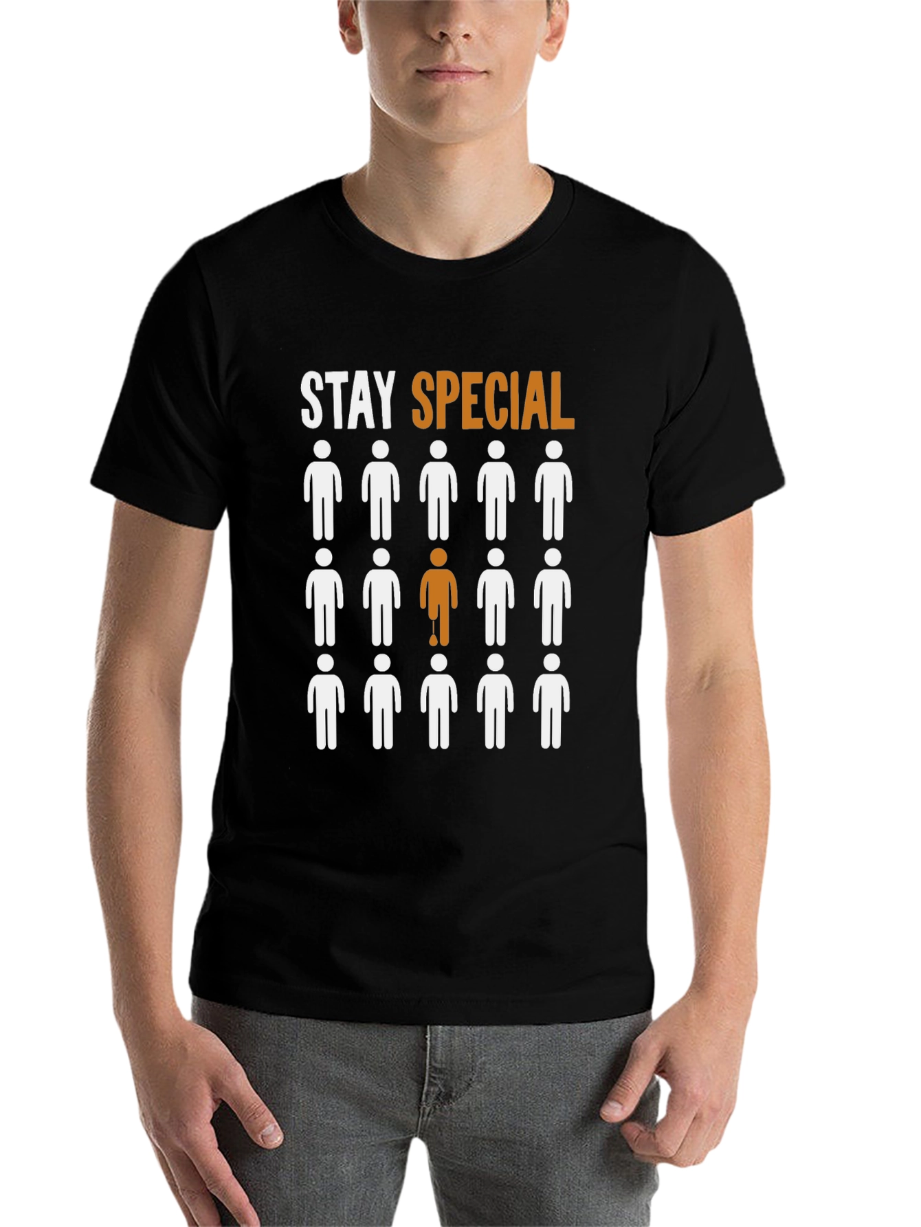 Black Stay Special Graphic T-Shirt view 7