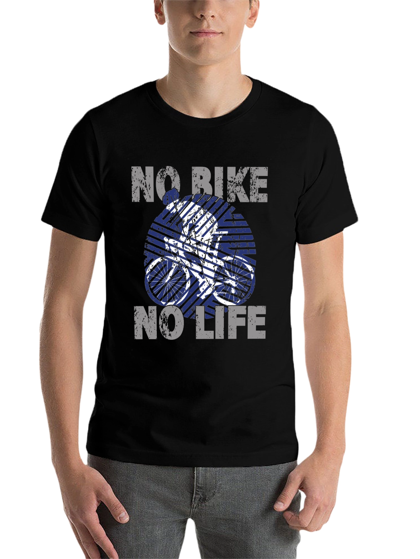 Black No Bike, No Life - Graphic Tee view 7