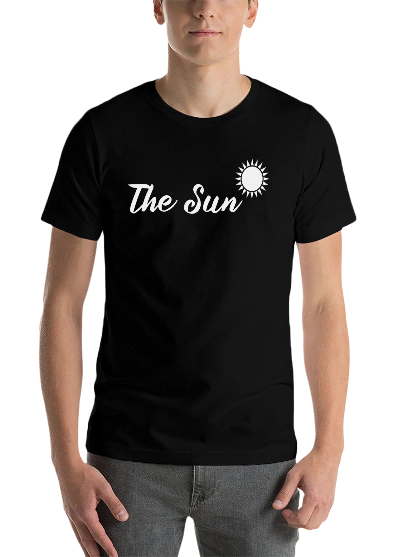 Black The Sun Graphic Tee - Black Crew Neck T-Shirt view 7