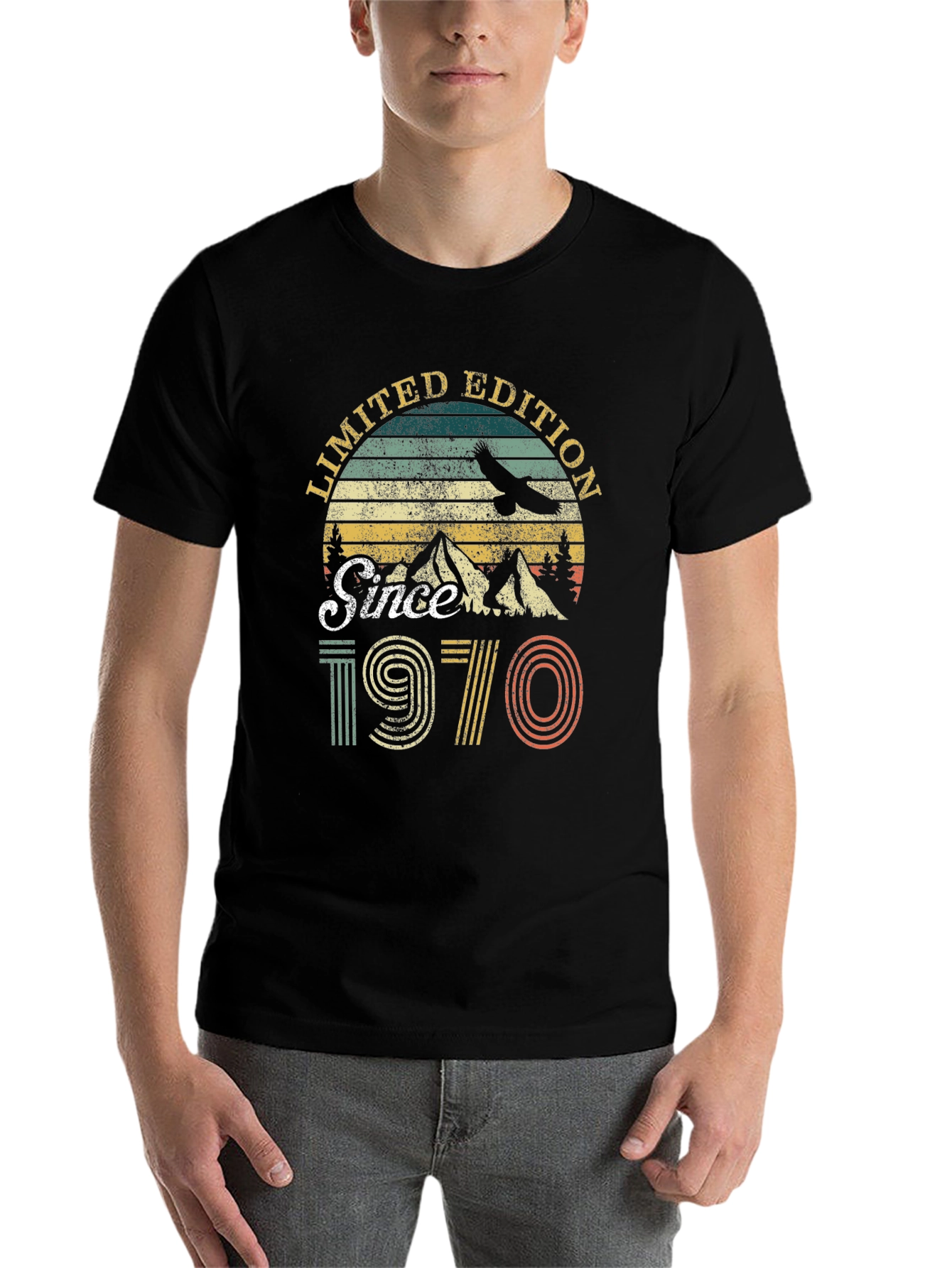 Black Limited Edition Since 1970 Graphic T-Shirt view 7