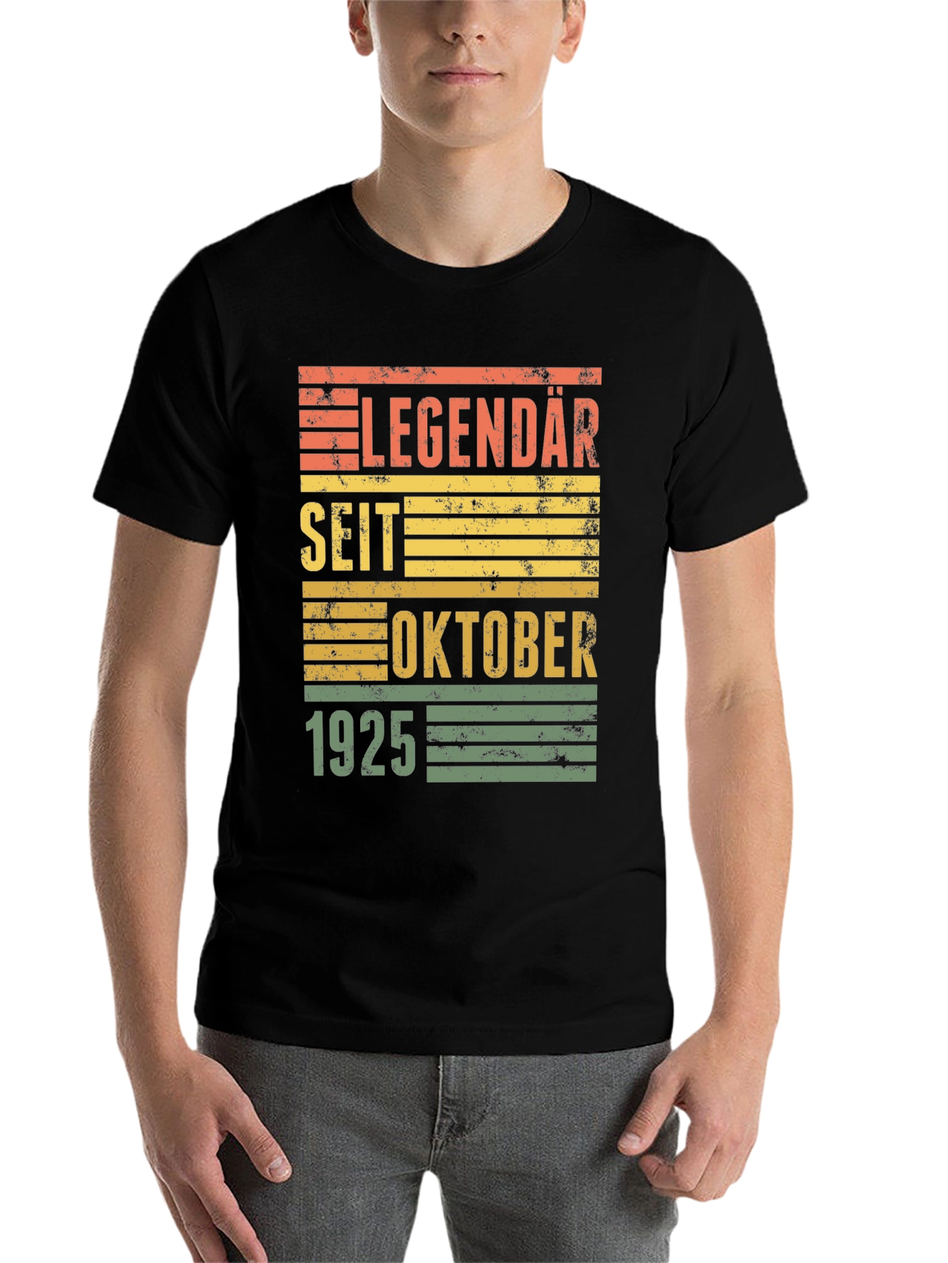 Black Legendary Since October 1925 T-Shirt view 7
