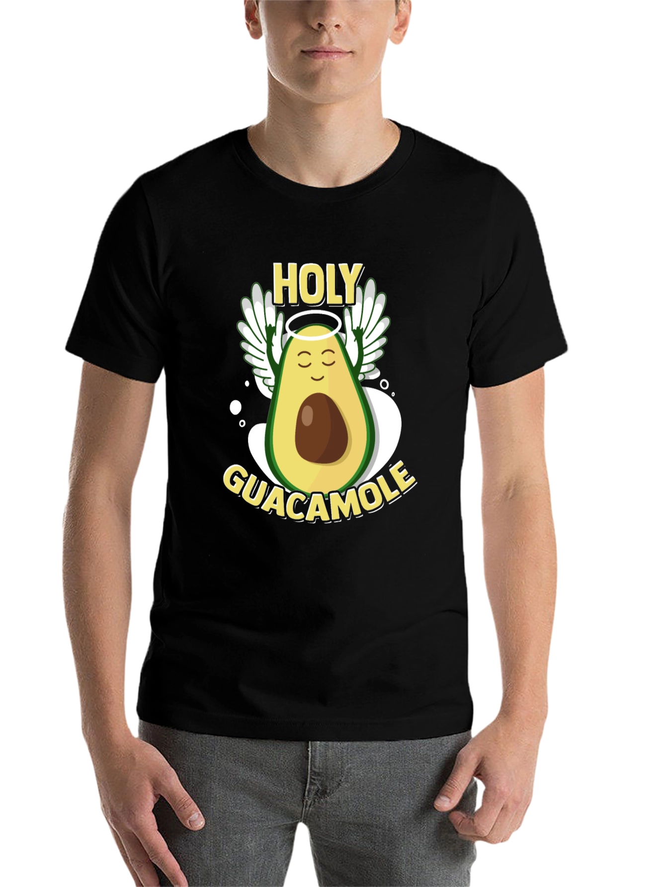 Black Holy Guacamole Black T-Shirt view 7