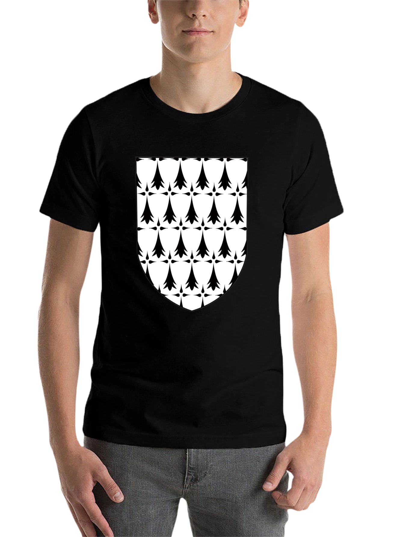 Breton Ermine T-Shirt - Black - 7