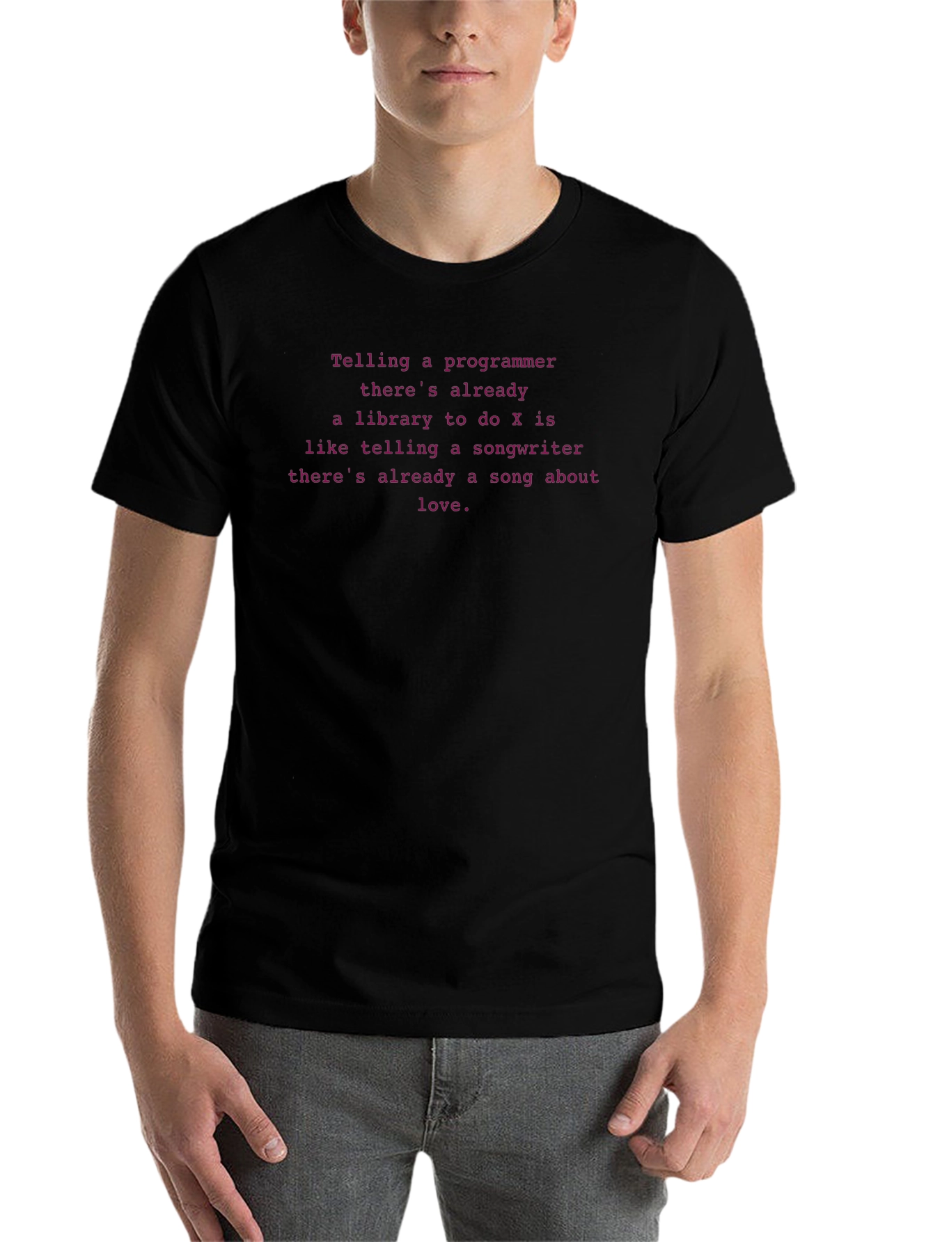 Black Programmer Humor Graphic Tee - Coder Gift view 7