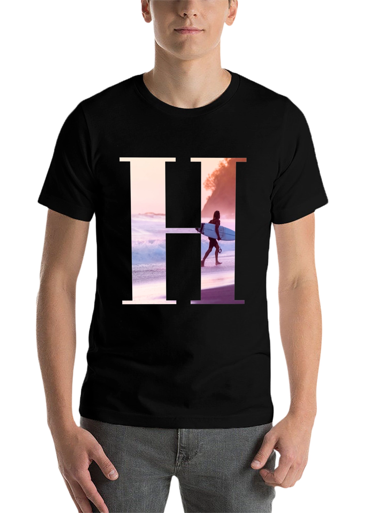Black Surf's Up Graphic Tee - Beach Vibes view 7