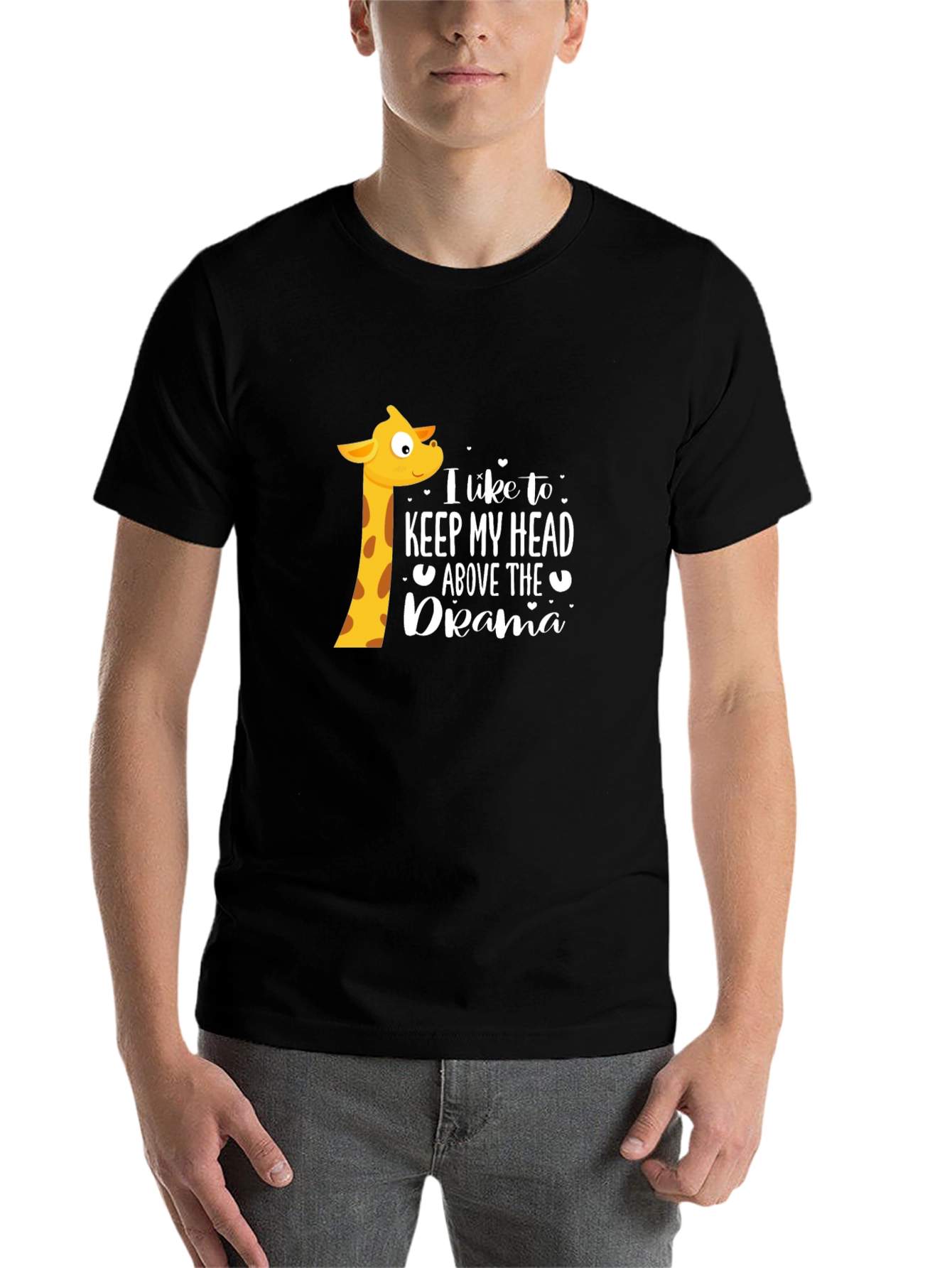 Keep My Head Above The Drama Giraffe T-Shirt - 7