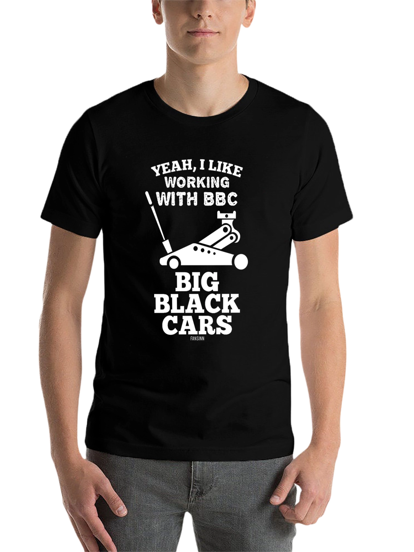 Black Yeah, I Like Working With BBC T-Shirt view 7