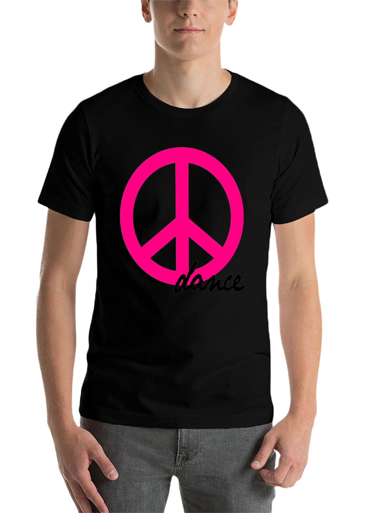 Black Peace & Dance Black T-Shirt view 7