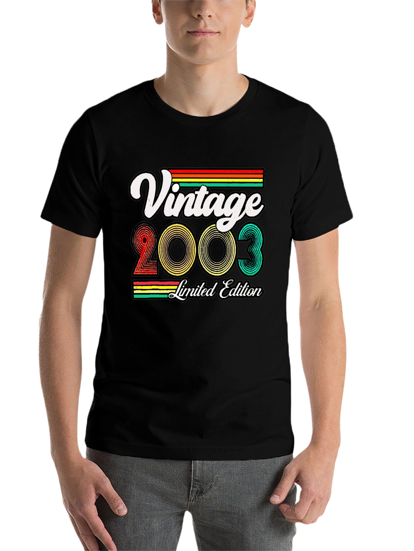 Black Vintage 2003 Limited Edition Graphic T-Shirt view 7