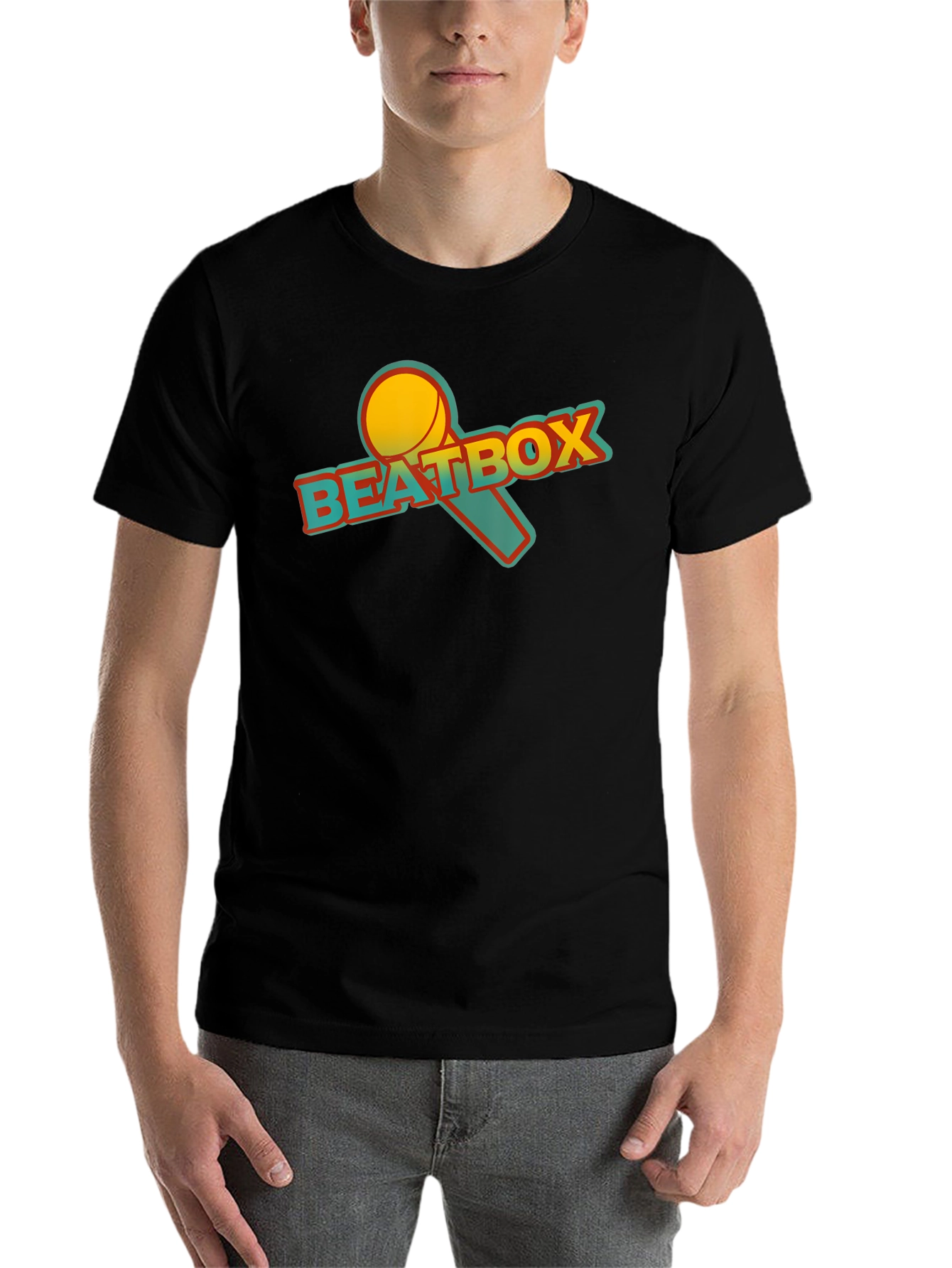 Black Beatbox Graphic Tee - Black view 7