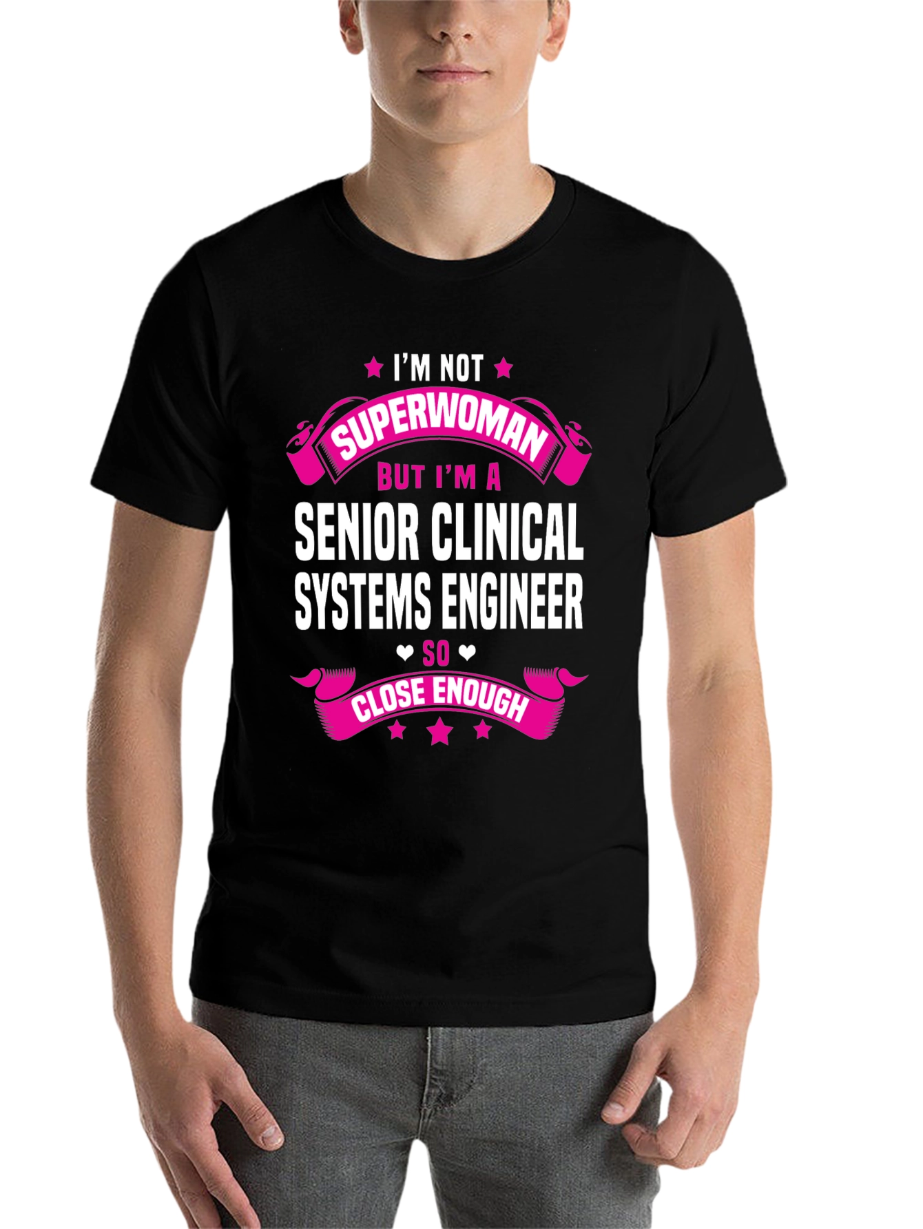 Black Senior Clinical Systems Engineer T-Shirt view 7