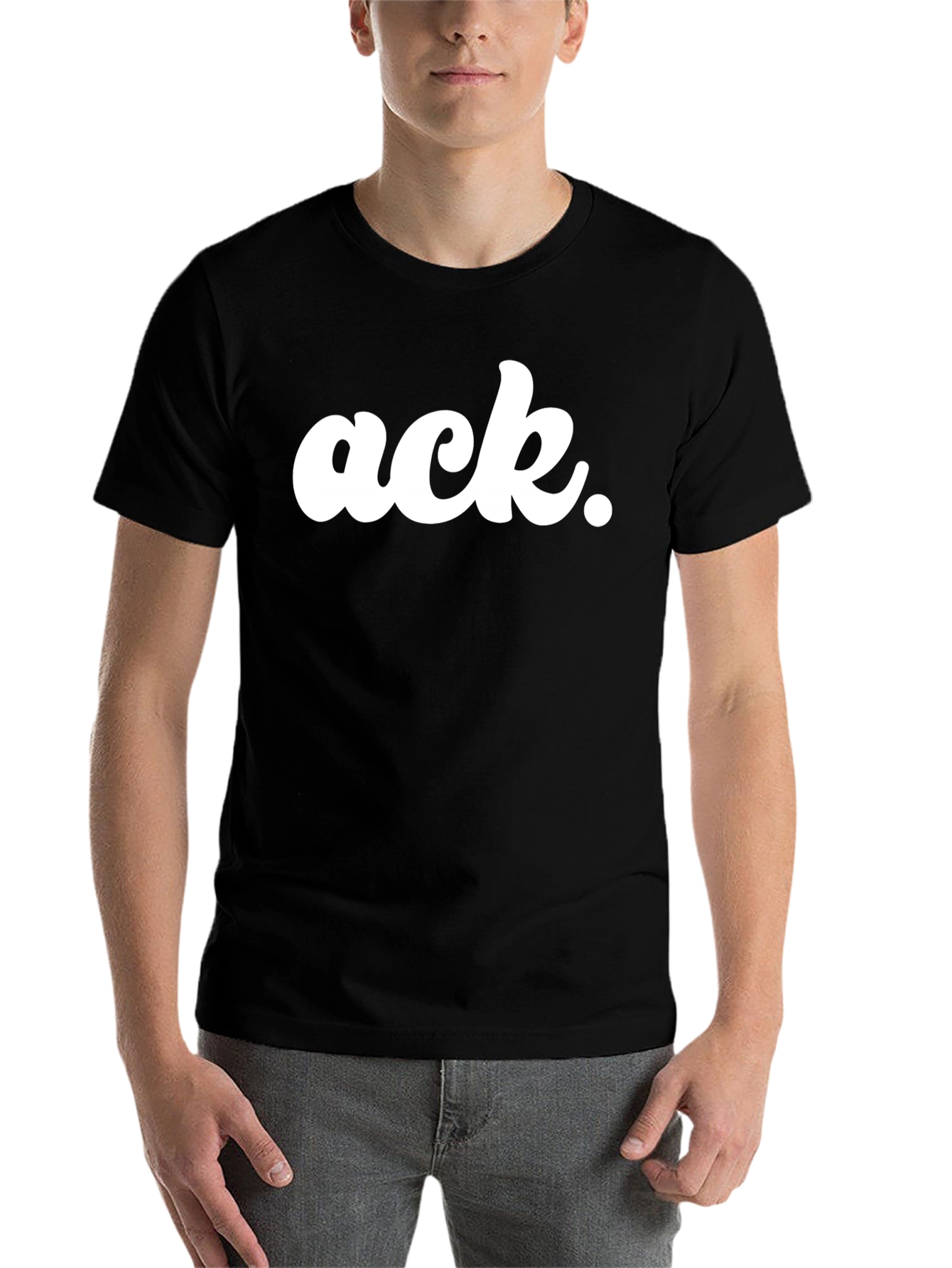 Black Ack. T-Shirt - Stylish Graphic Tee view 7