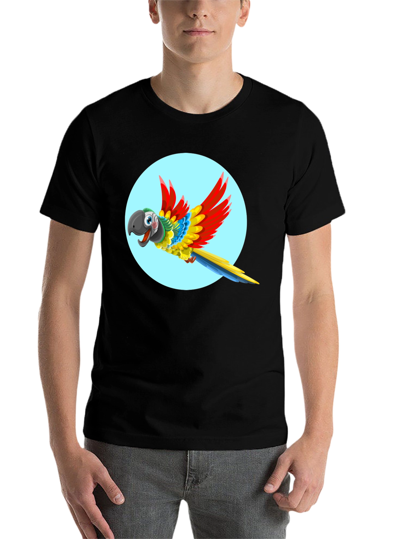Parrot Graphic T-Shirt - Vivid Colors - 7