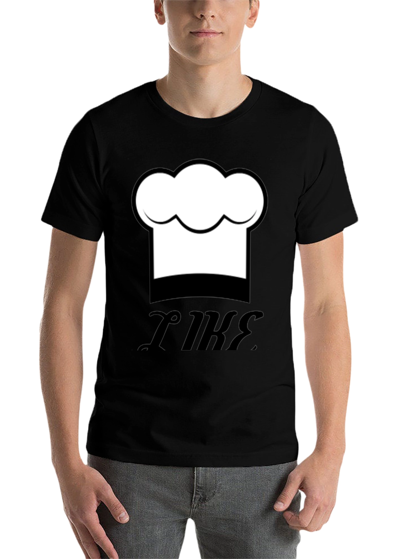Black Chef Hat Graphic Black T-Shirt - Funny Cooking Tee view 7