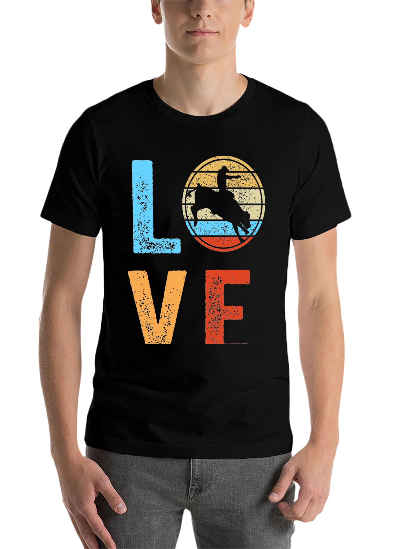 Black Love Rodeo T-Shirt view 7