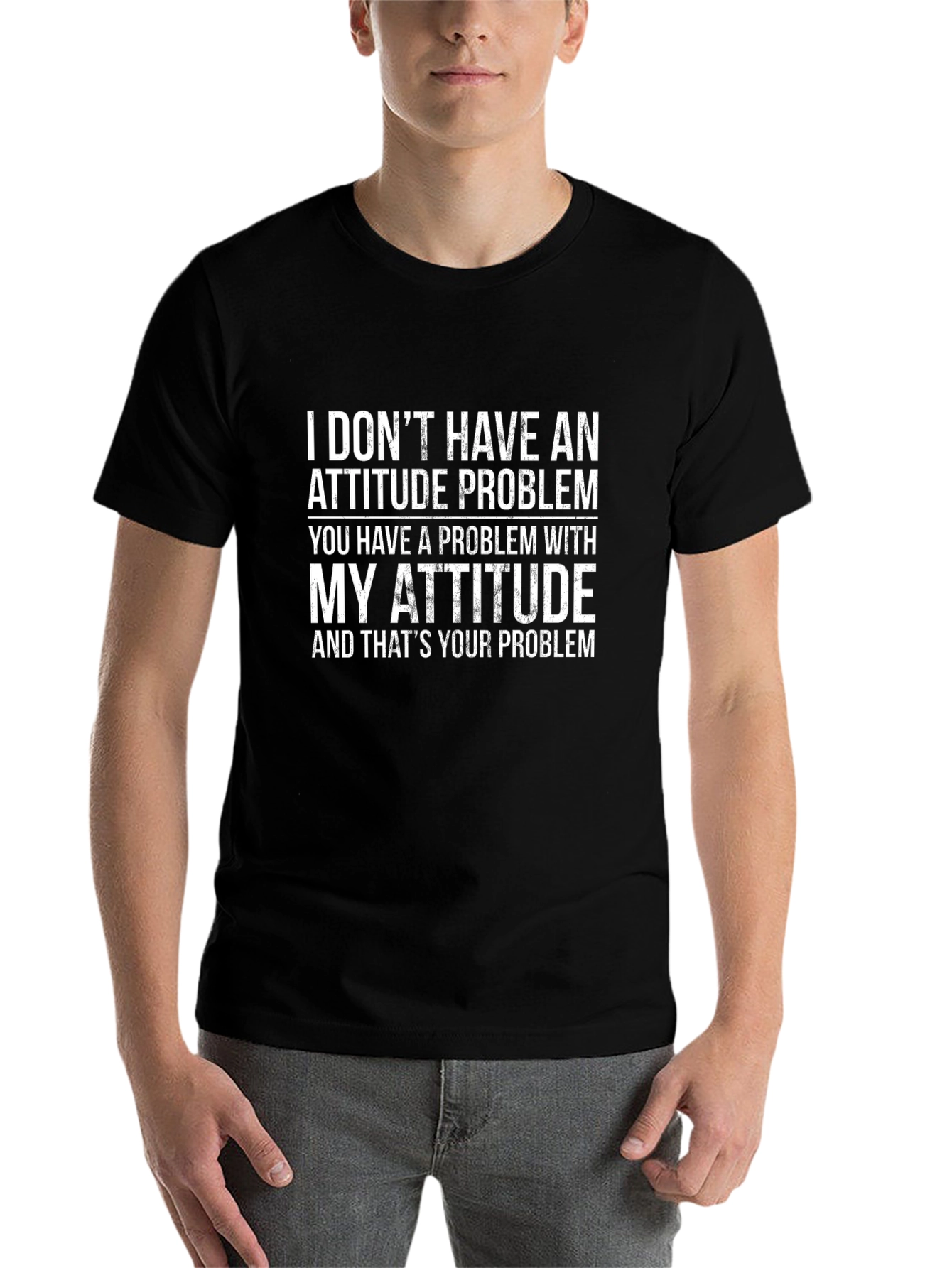 Attitude Problem Graphic T-Shirt - Bold Statement Tee - 7