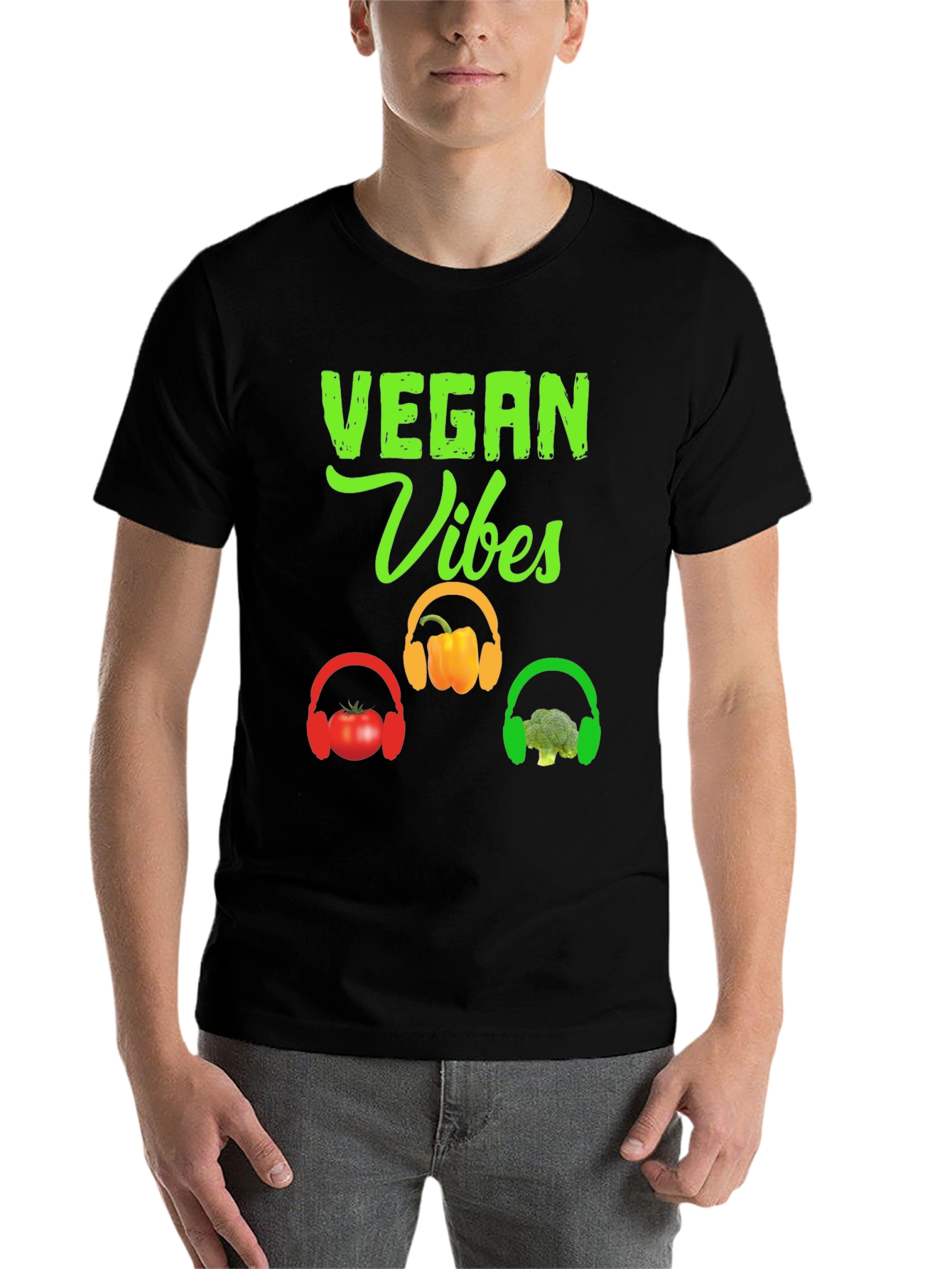 Vegan Vibes Graphic Tee - 7