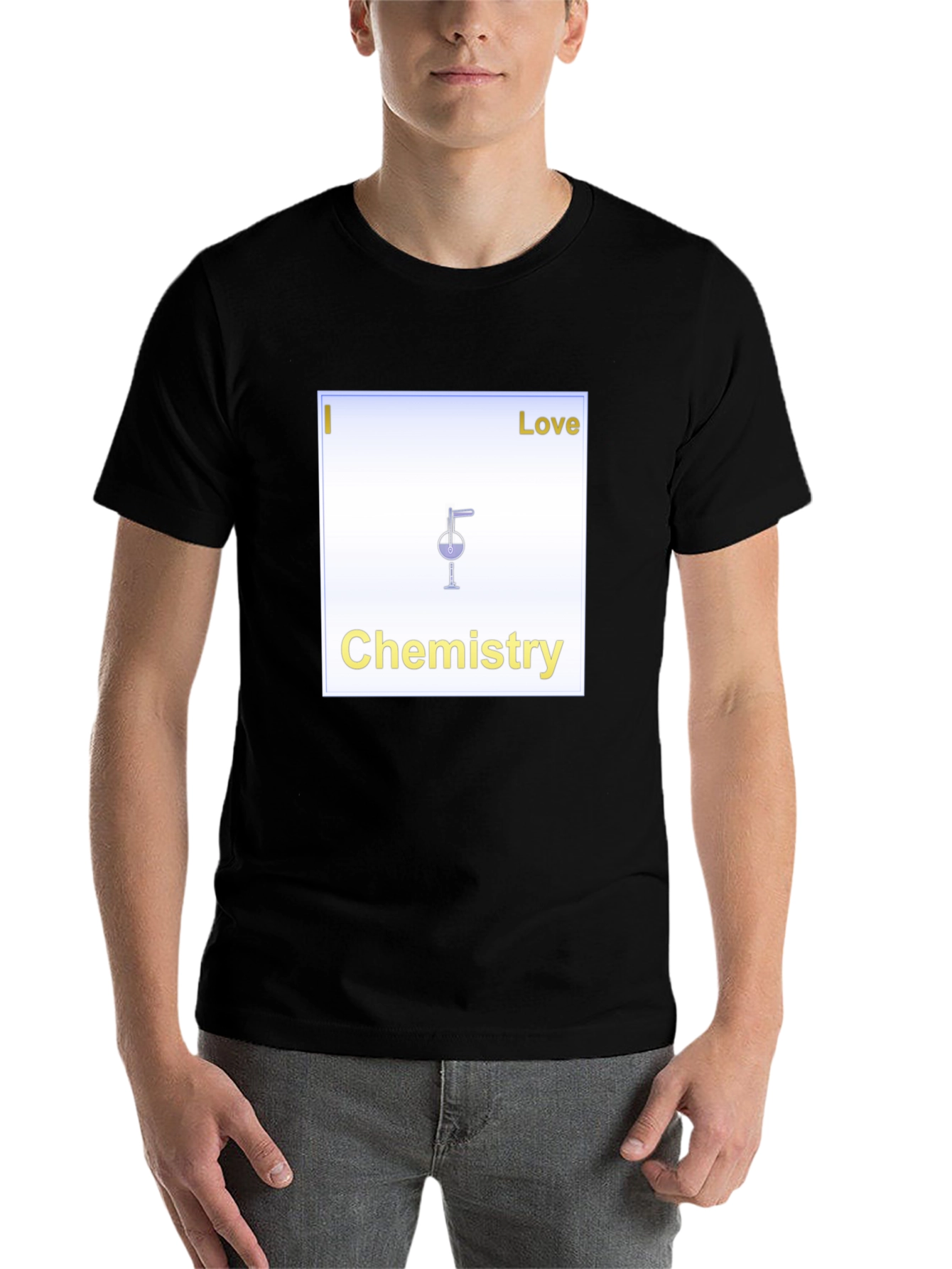 Black I Love Chemistry T-Shirt - Science Geek Tee view 7