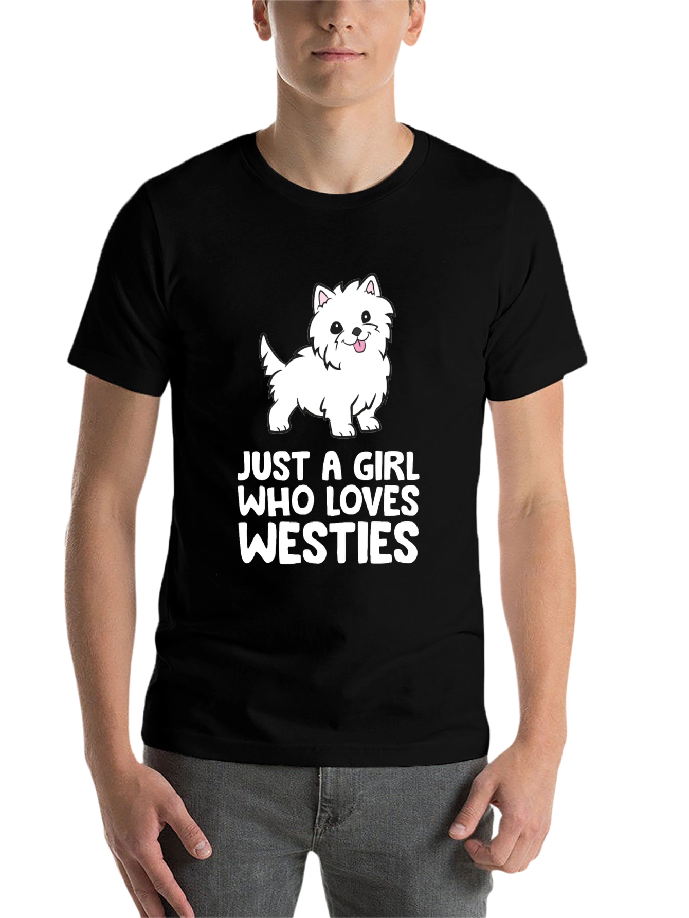Westie Dog Lover Black T-Shirt - 7