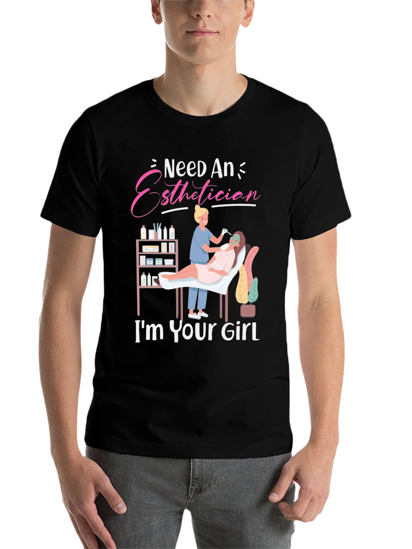 Esthetician T-Shirt - "I'm Your Girl" Beauty Tee - 7