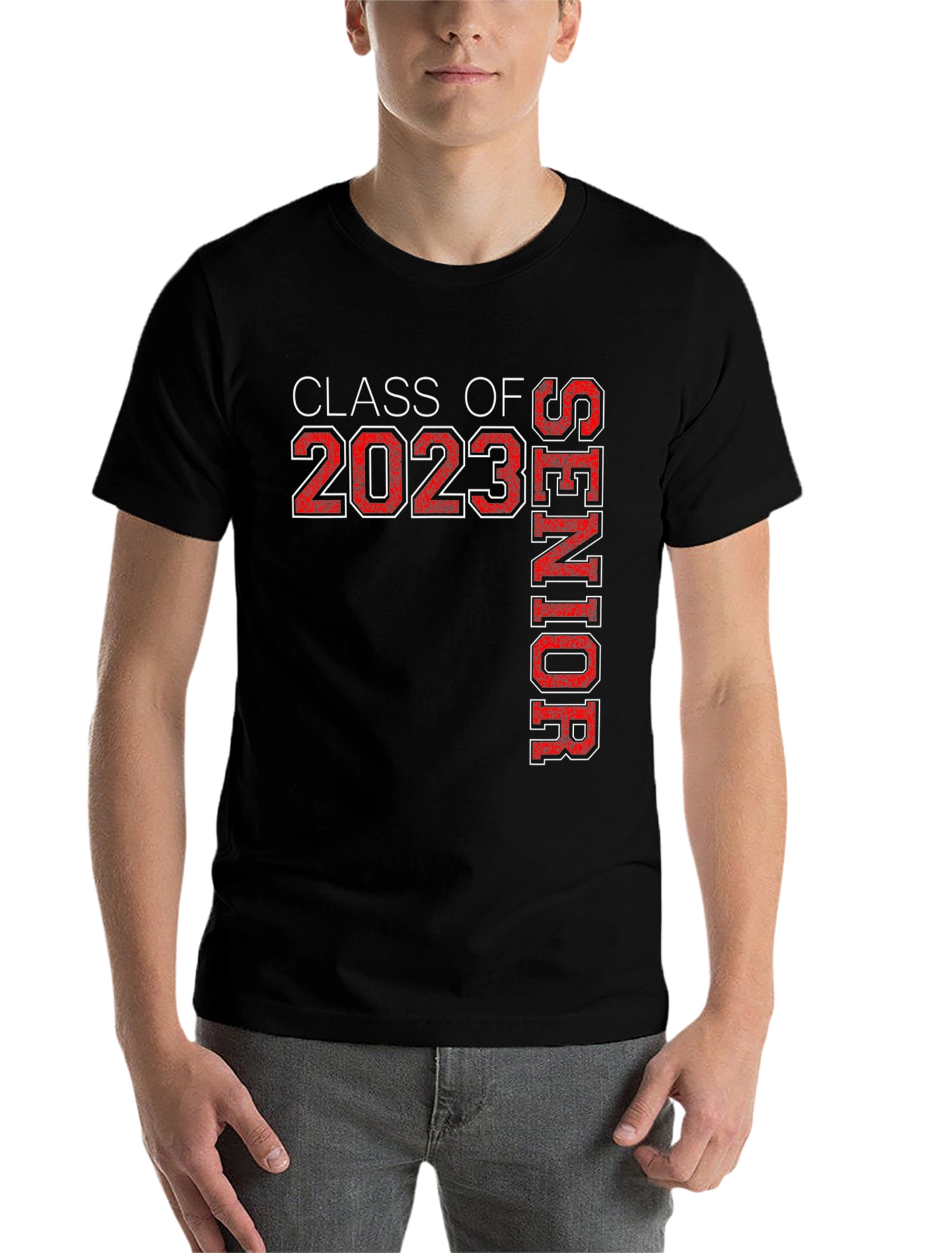 Black Class of 2023 Senior T-Shirt Graduation Tee view 7