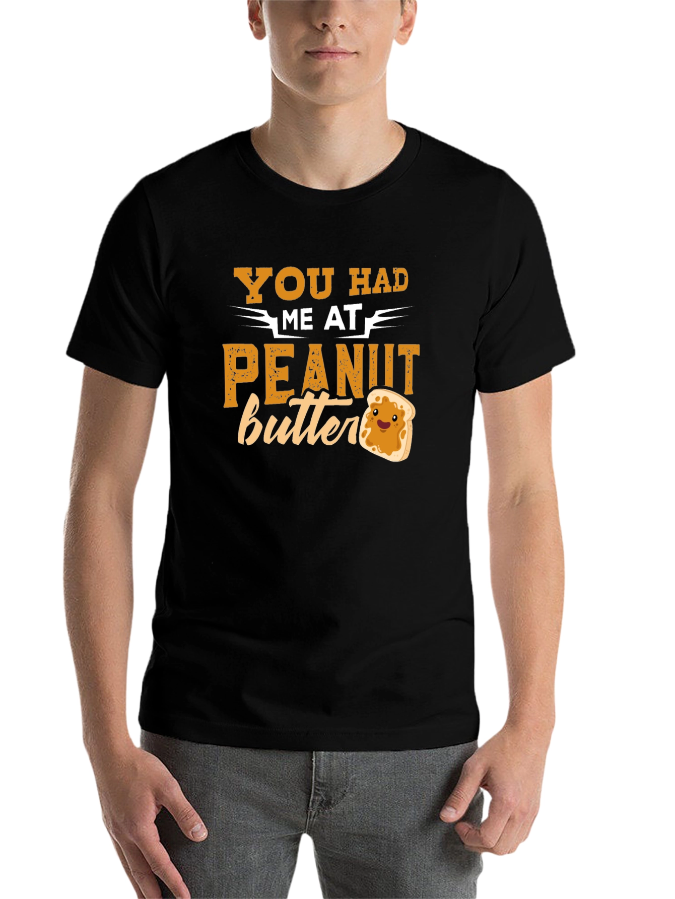 Peanut Butter Lover Graphic T-Shirt - Funny Foodie Tee - 7