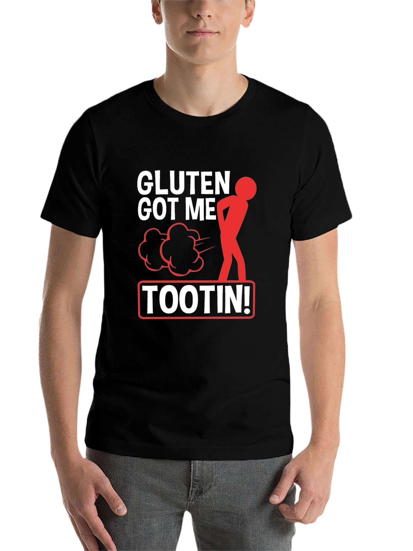 Gluten Got Me Tootin' Graphic T-Shirt - 7