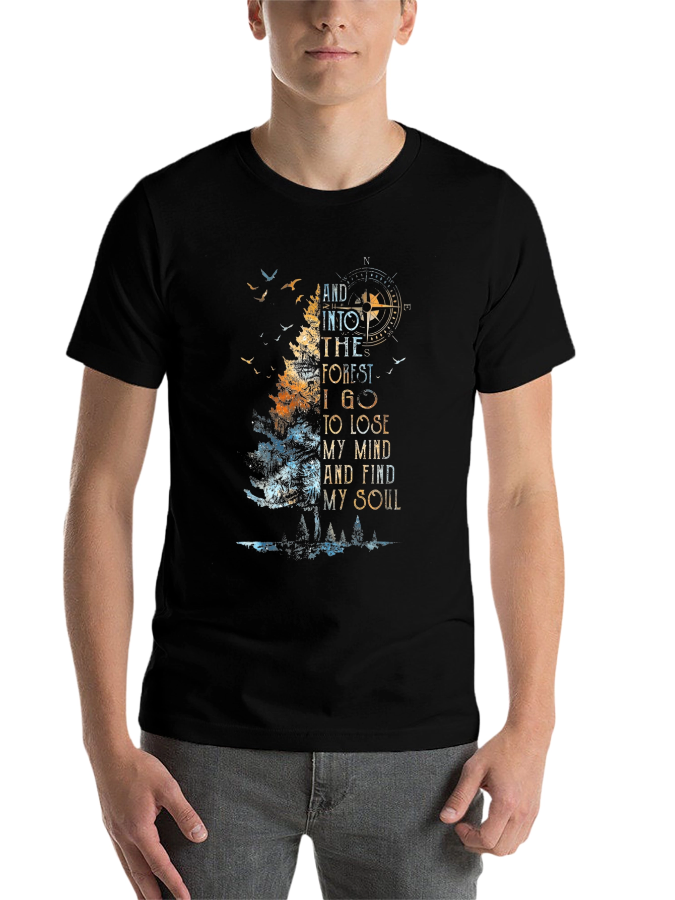 Black Forest Graphic Tee - Lose Your Mind, Find Your Soul view 7