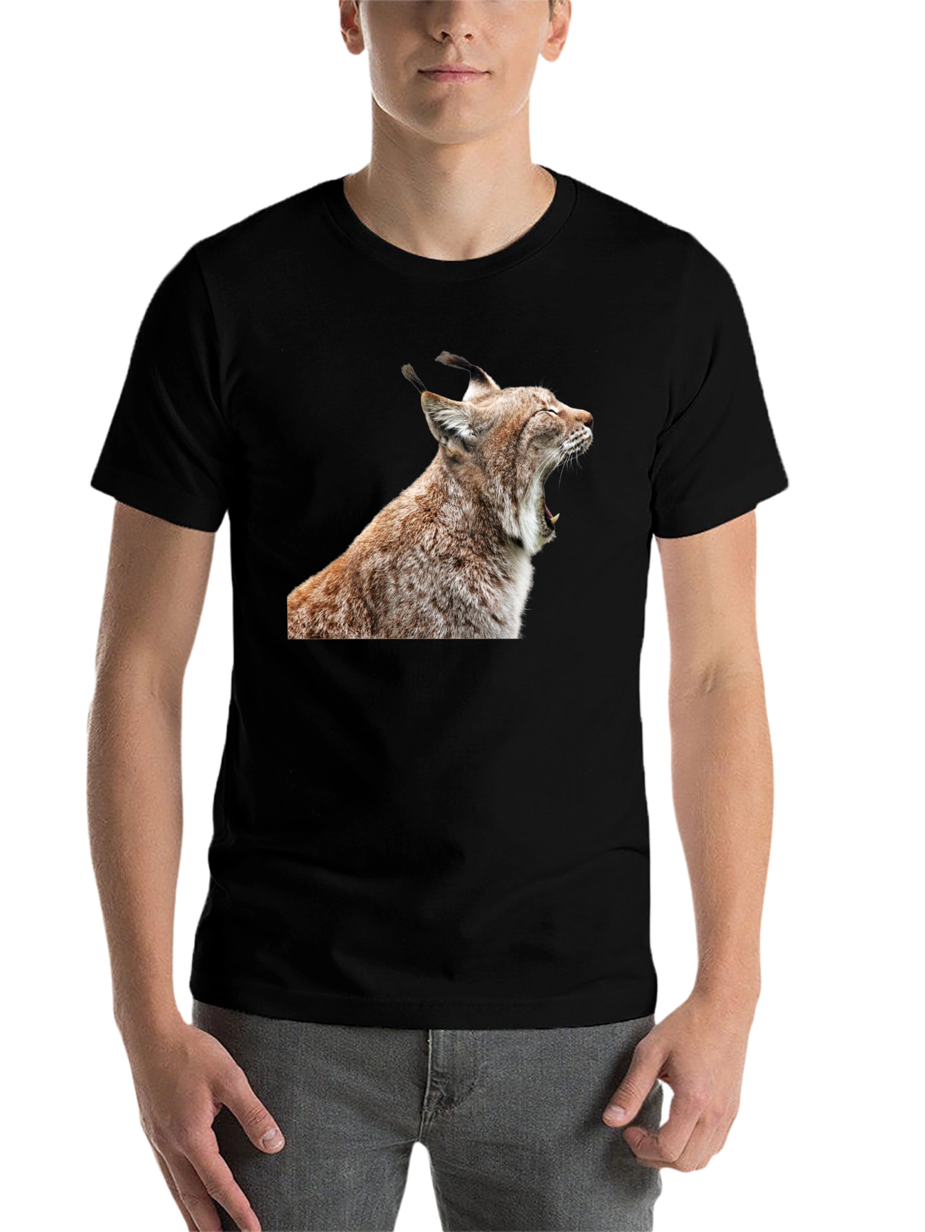 Lynx Graphic T-Shirt - Black - 7