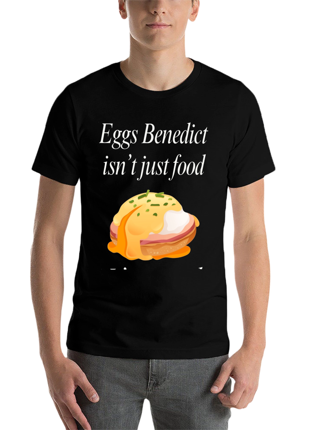 Eggs Benedict Fan T-Shirt - Foodie Novelty Tee - 7