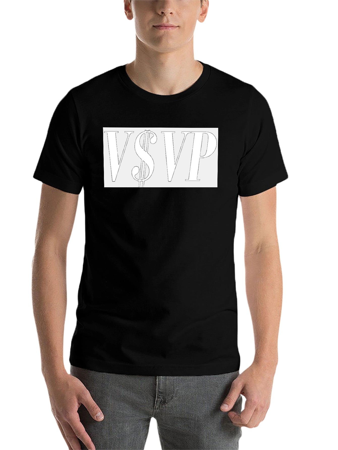 Black VSVP Graphic Tee - Black view 7