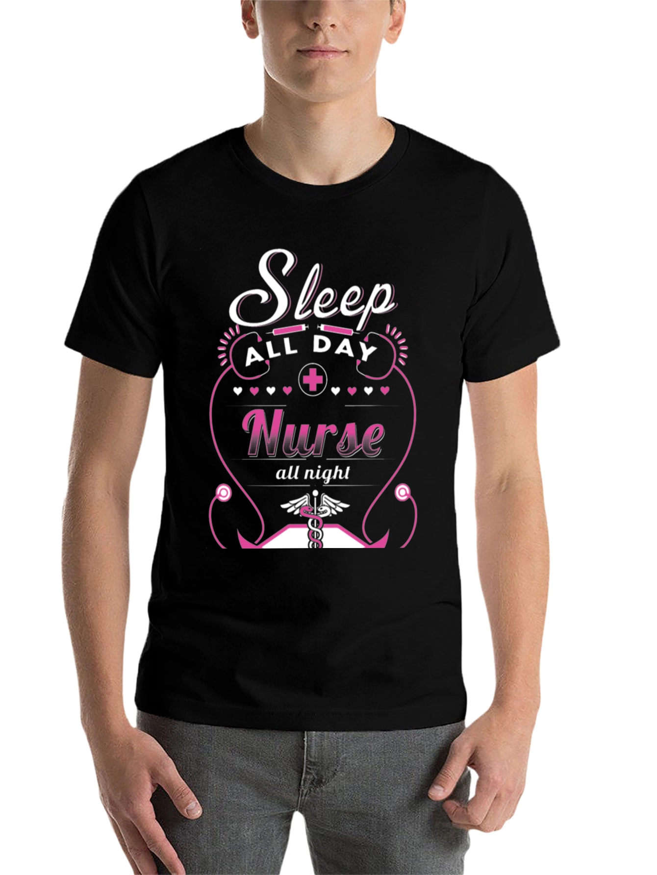 Black Nurse All Day/All Night Graphic Tee view 7