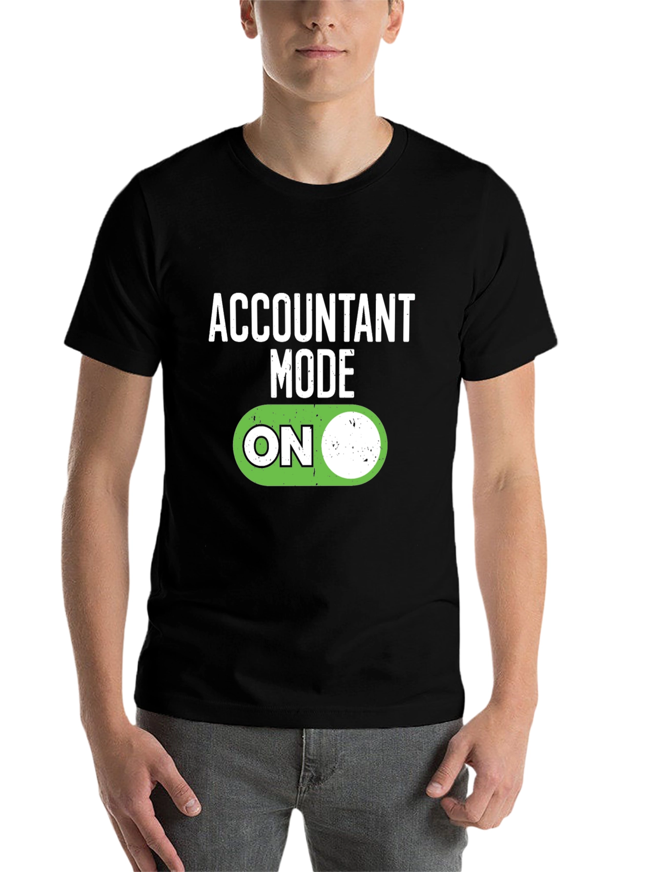 Black Accountant Mode On T-Shirt view 7