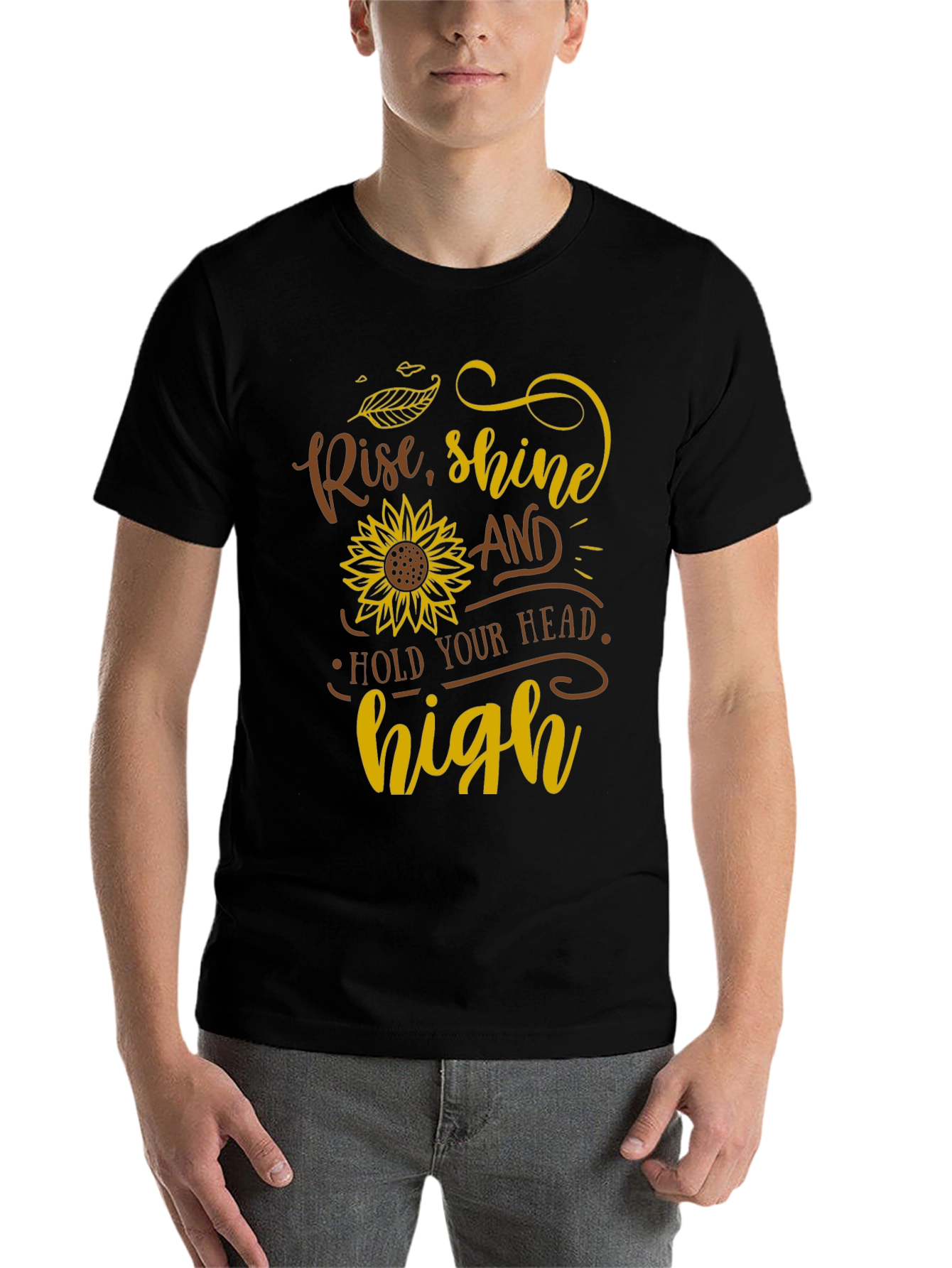 Black Rise, Shine, Hold Your Head High T-Shirt view 7