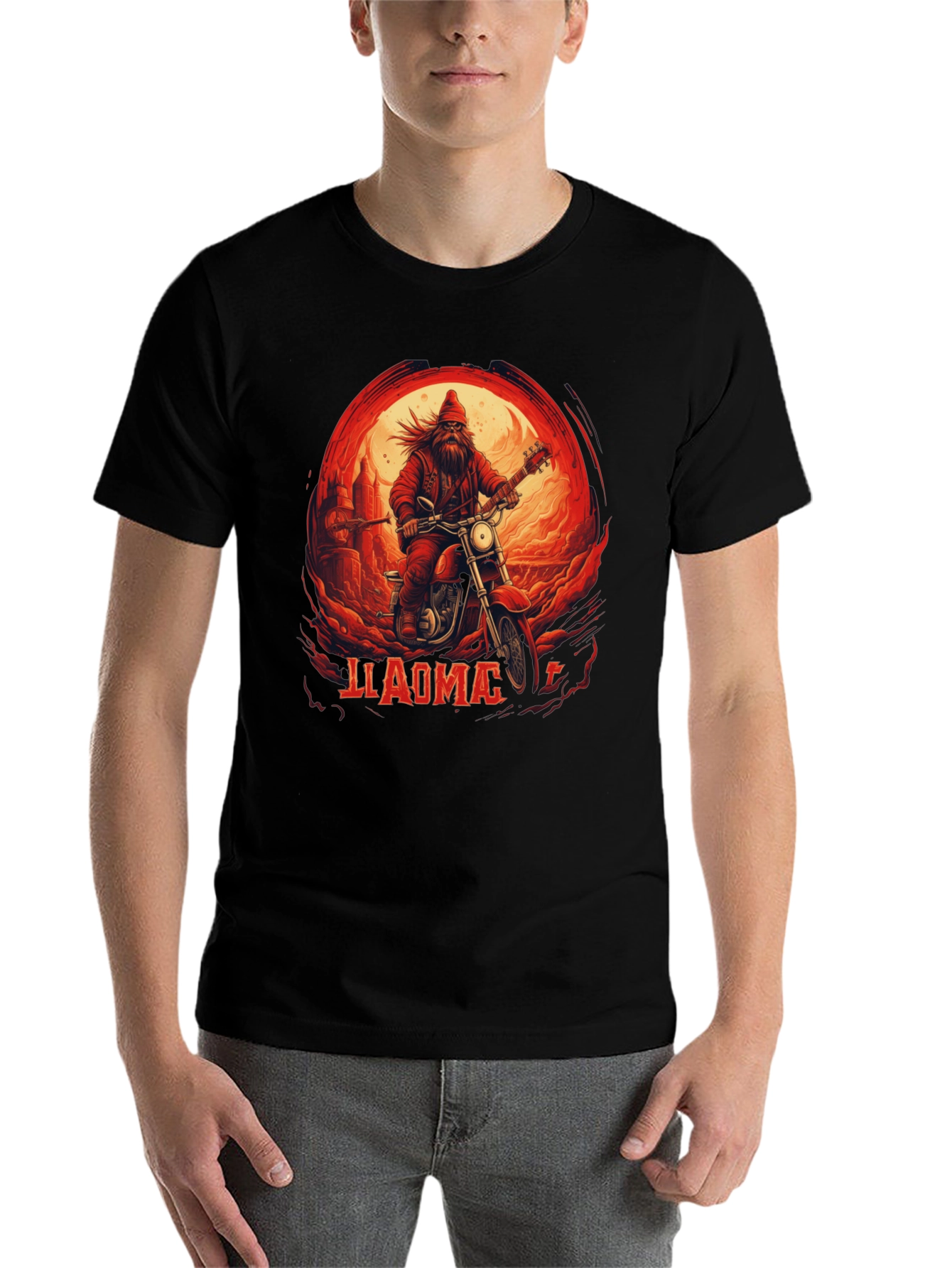 Biker Santa T-Shirt - 7