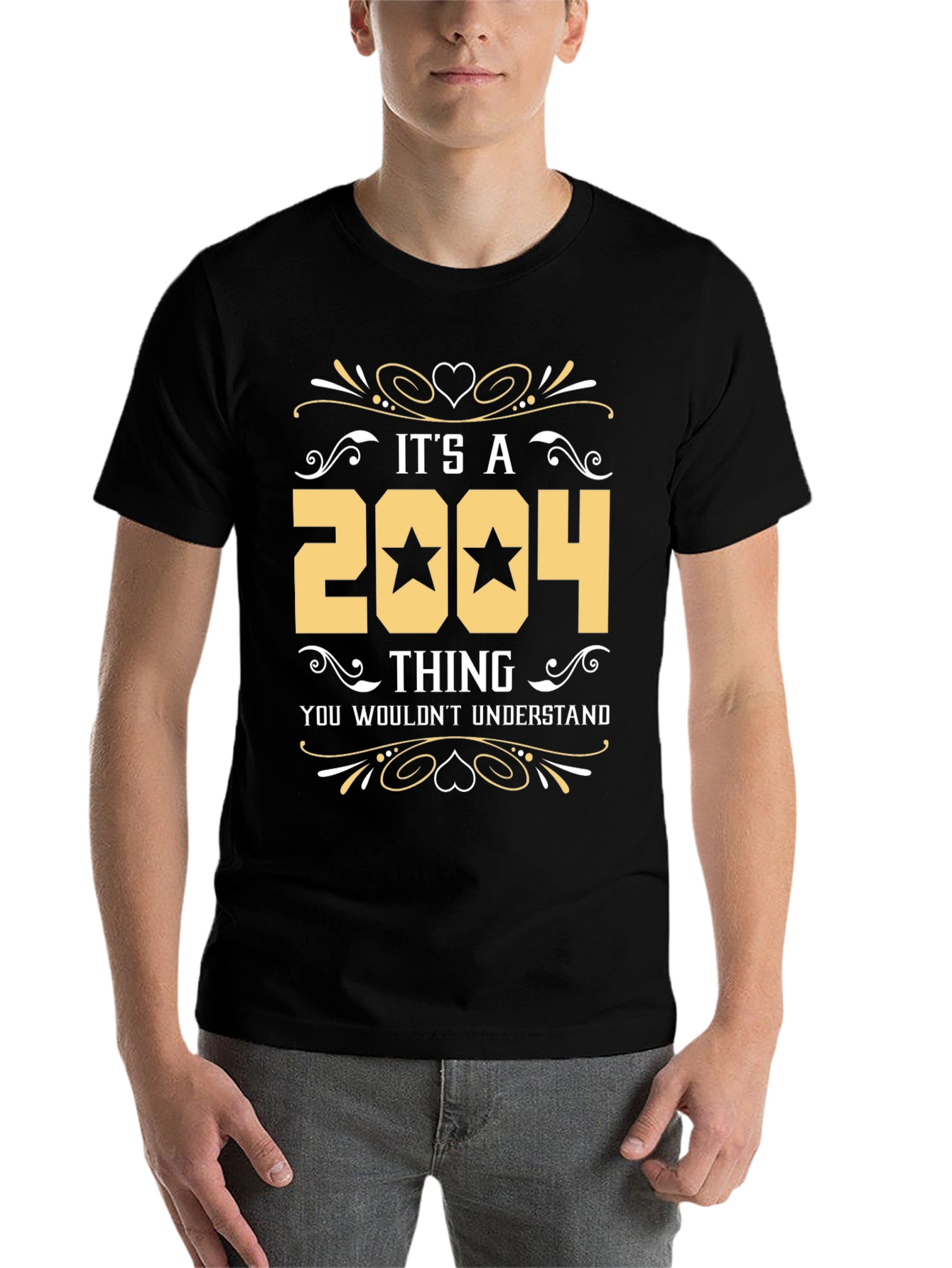 Black It's a 2004 Thing T-Shirt view 7