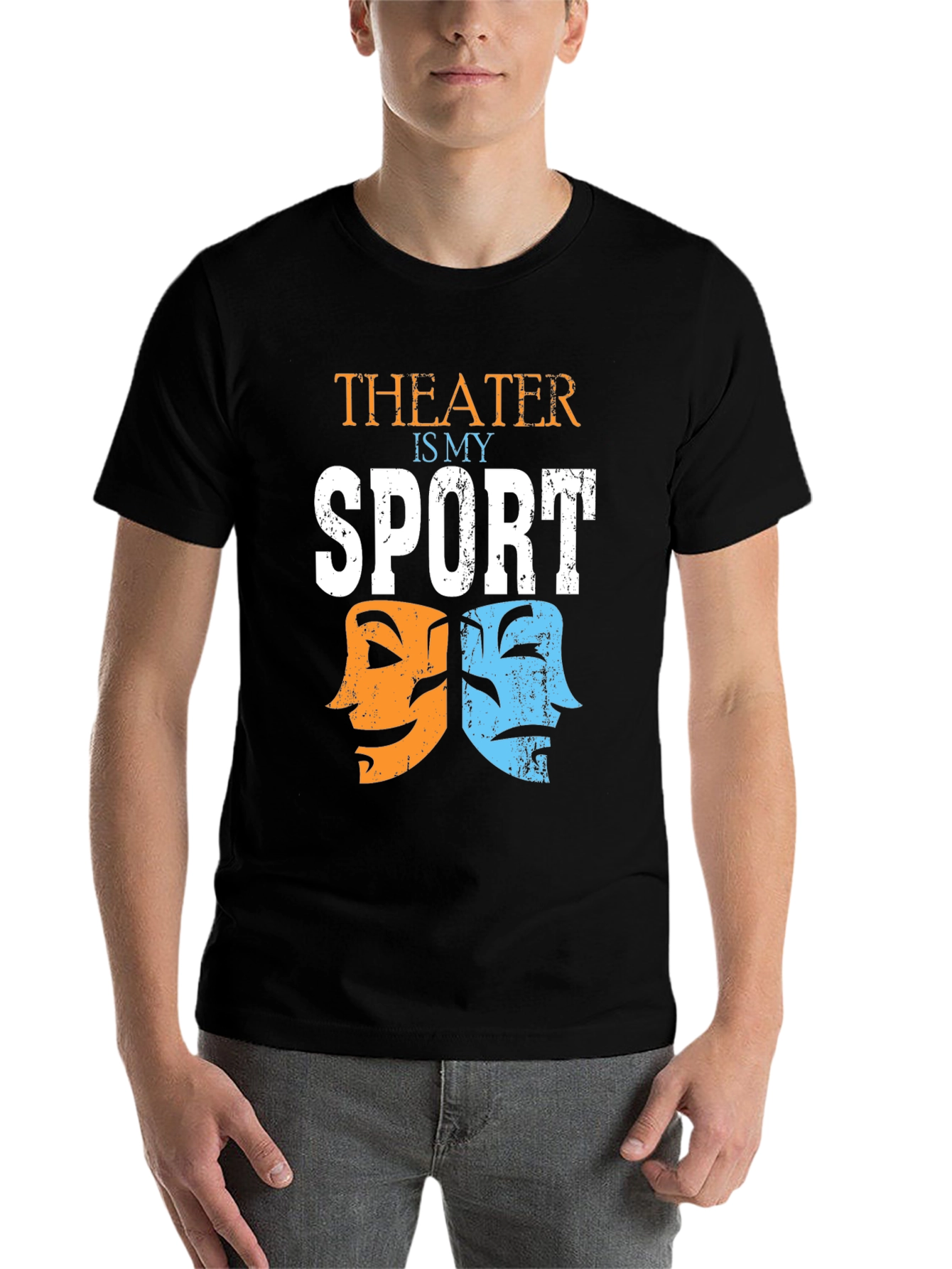 Black Theater Is My Sport Graphic Tee view 7