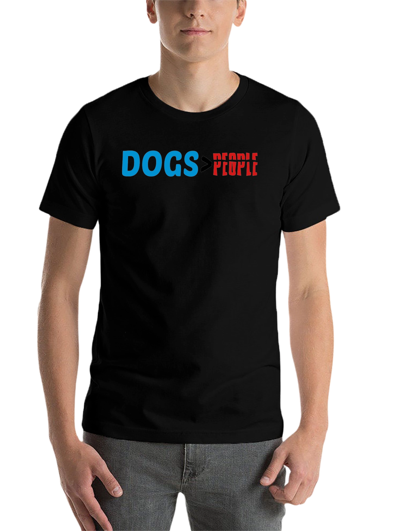 Black Dogs are Better T-Shirt - Black Graphic Tee view 7
