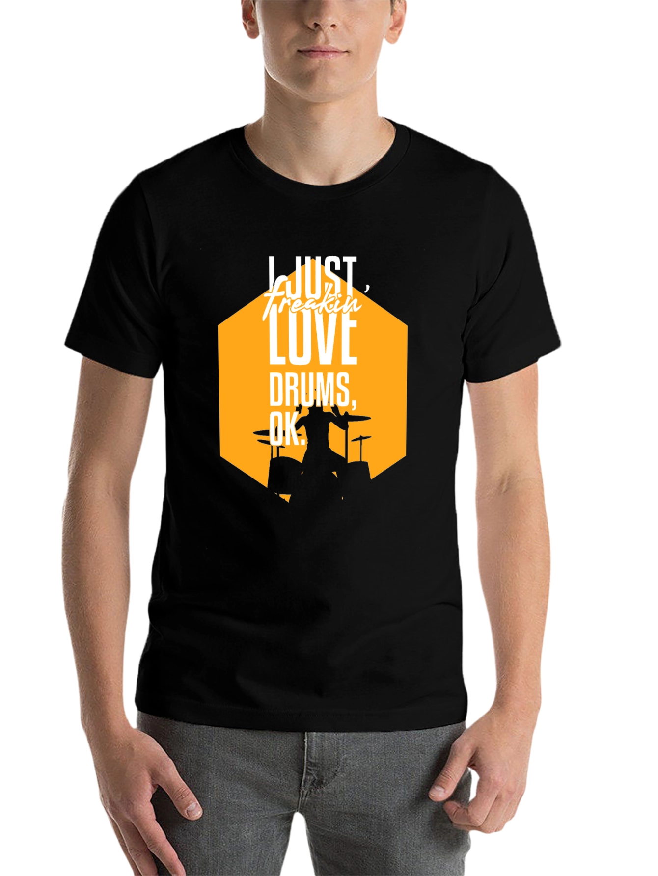 Drum Lover T-Shirt - Just Freakin' Love Drums! - 7