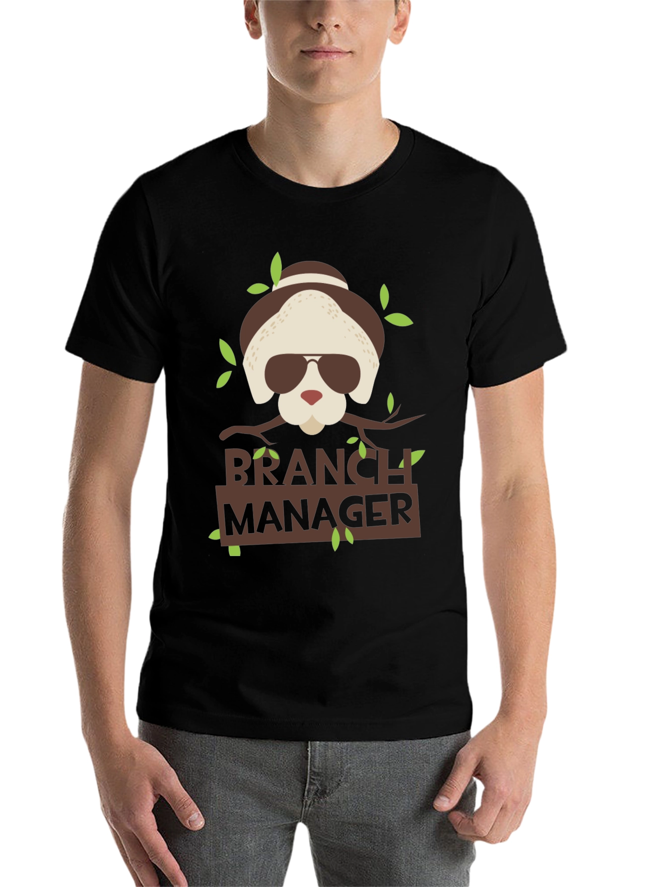Black Branch Manager T-Shirt view 7