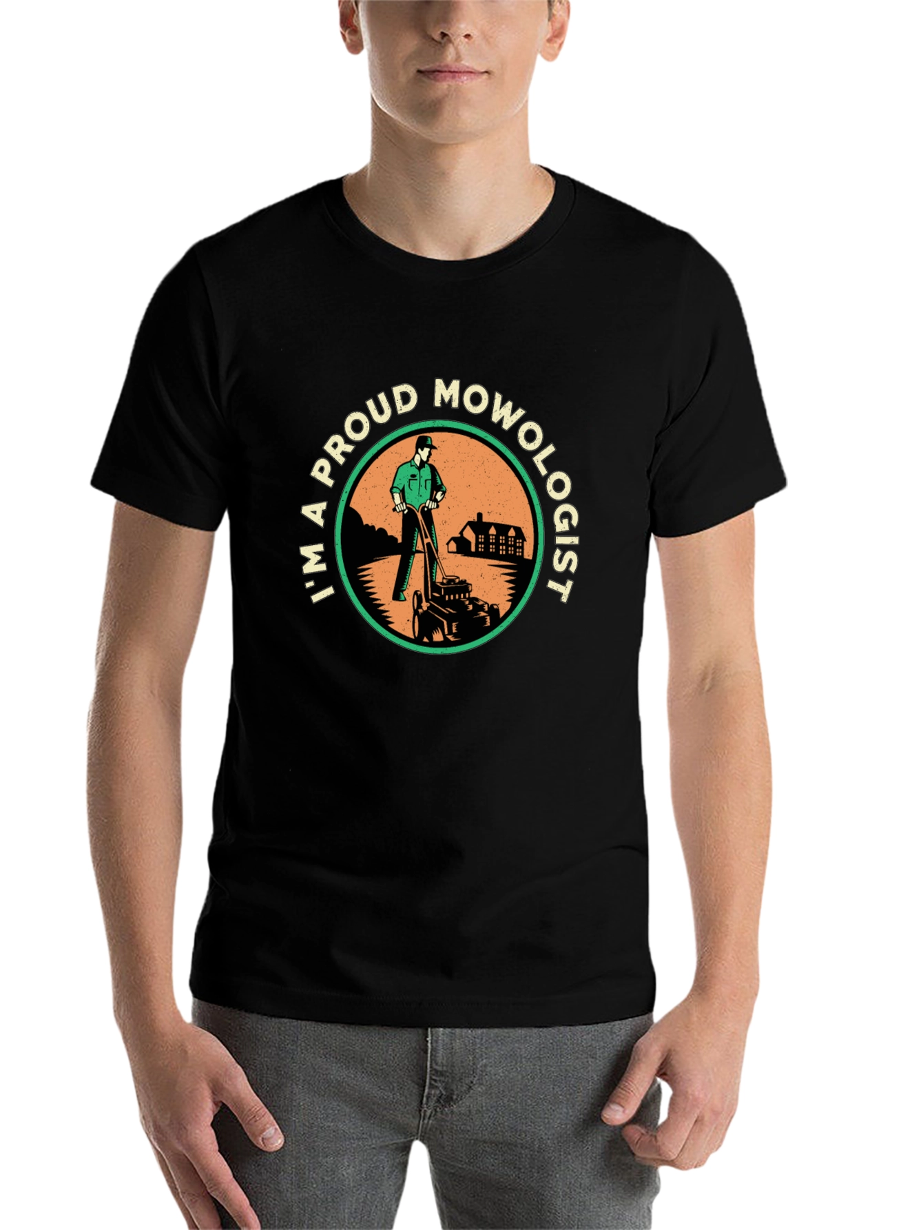 Black Proud Mowologist Graphic Tee view 7