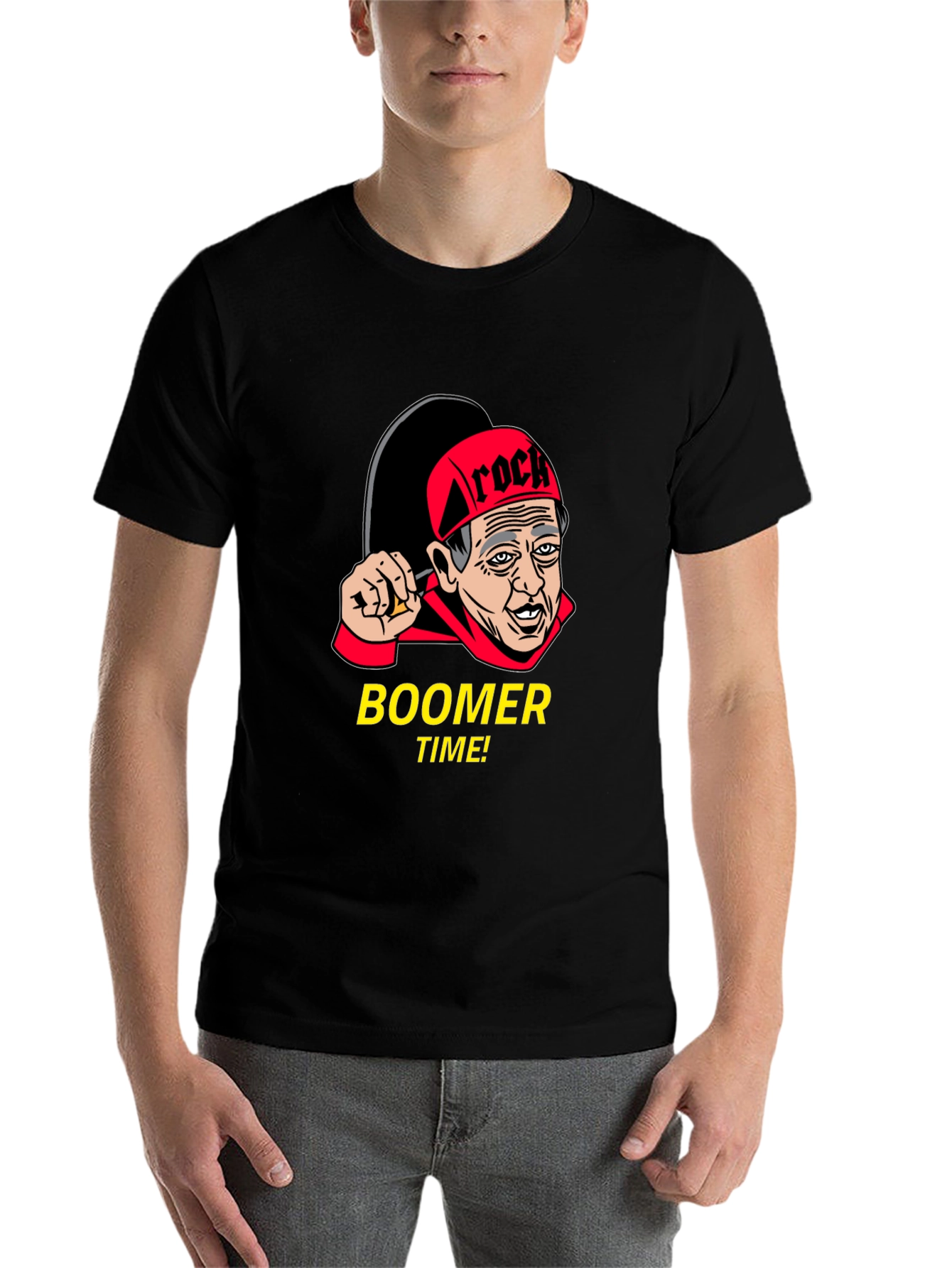 Black Boomer Time! Novelty Graphic Tee view 7