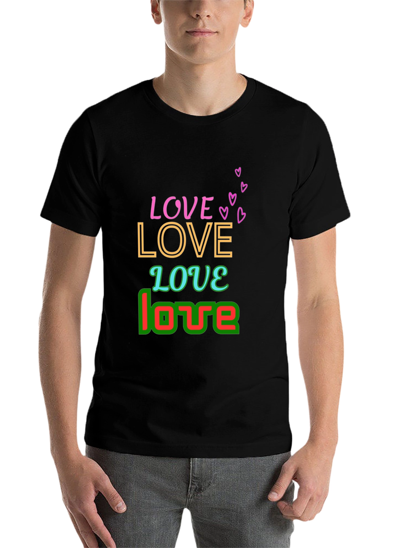 Black Love Graphic Tee - Stylish & Trendy view 7