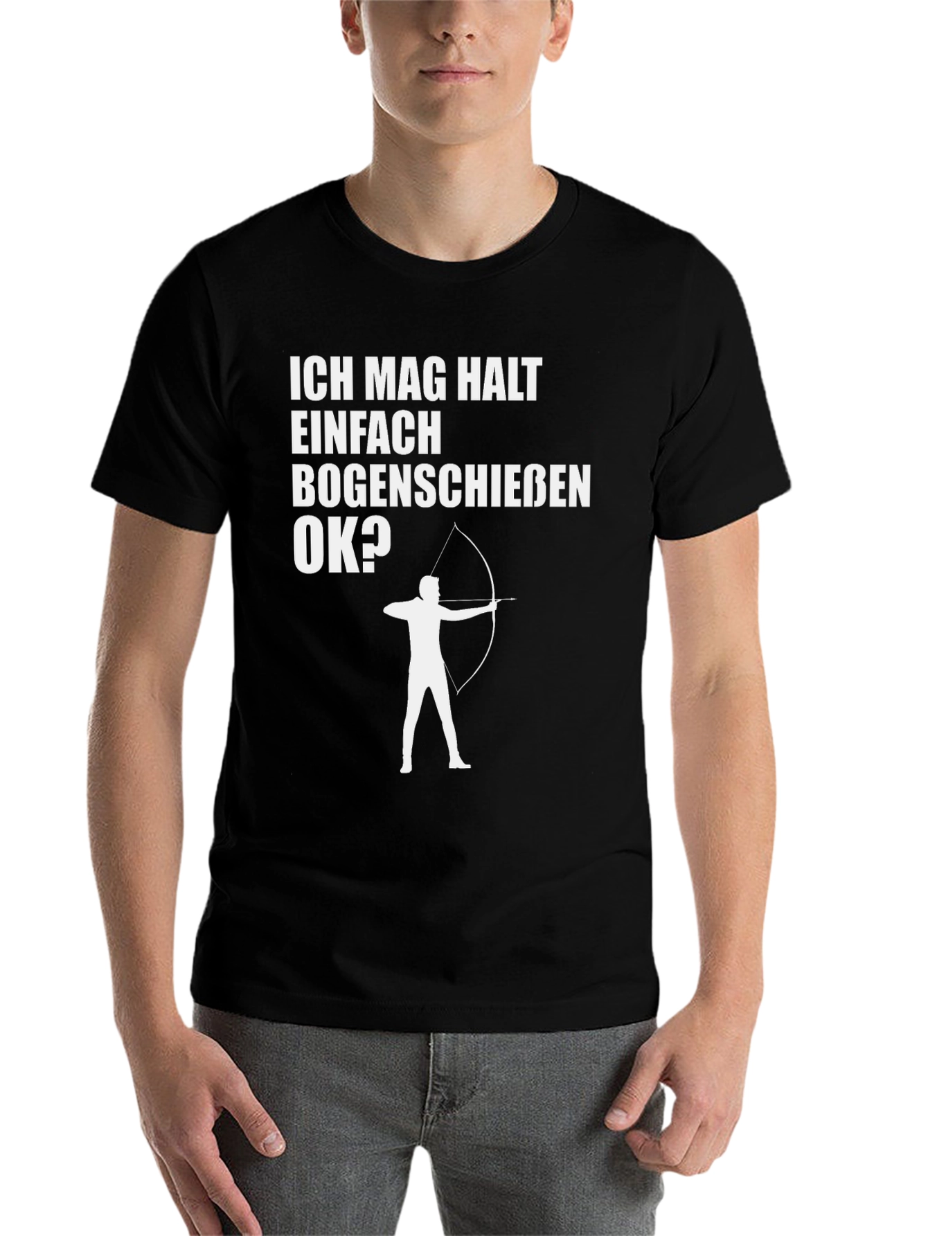 Black Archery T-Shirt - Ich Mag Halt Bogenschiessen OK? view 7